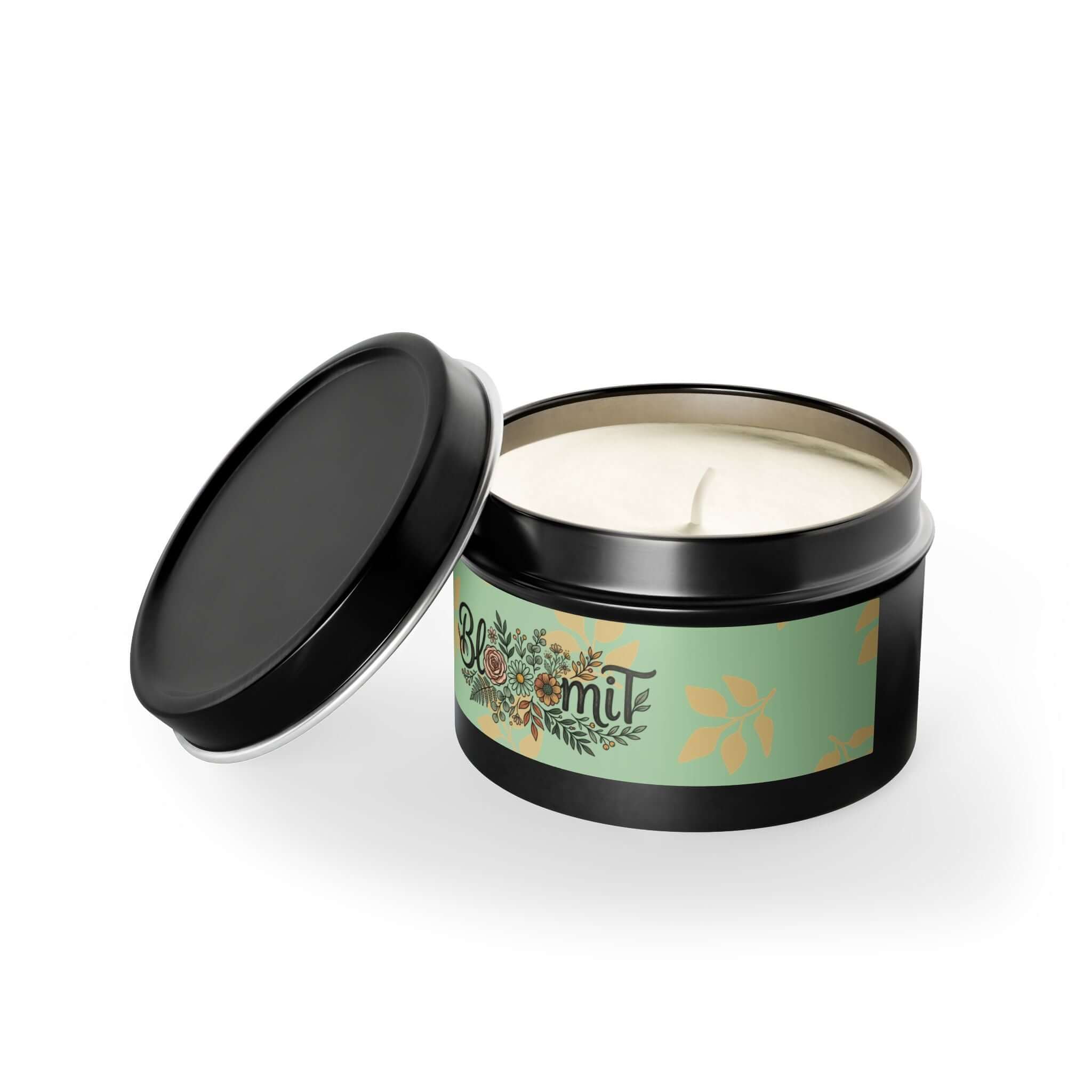 Blooomit Floral Tin Candle