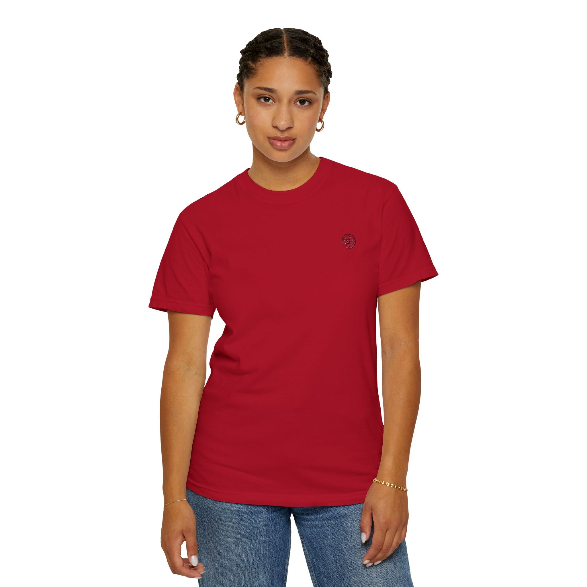 Garment-Dyed Minimalist T‑Shirt