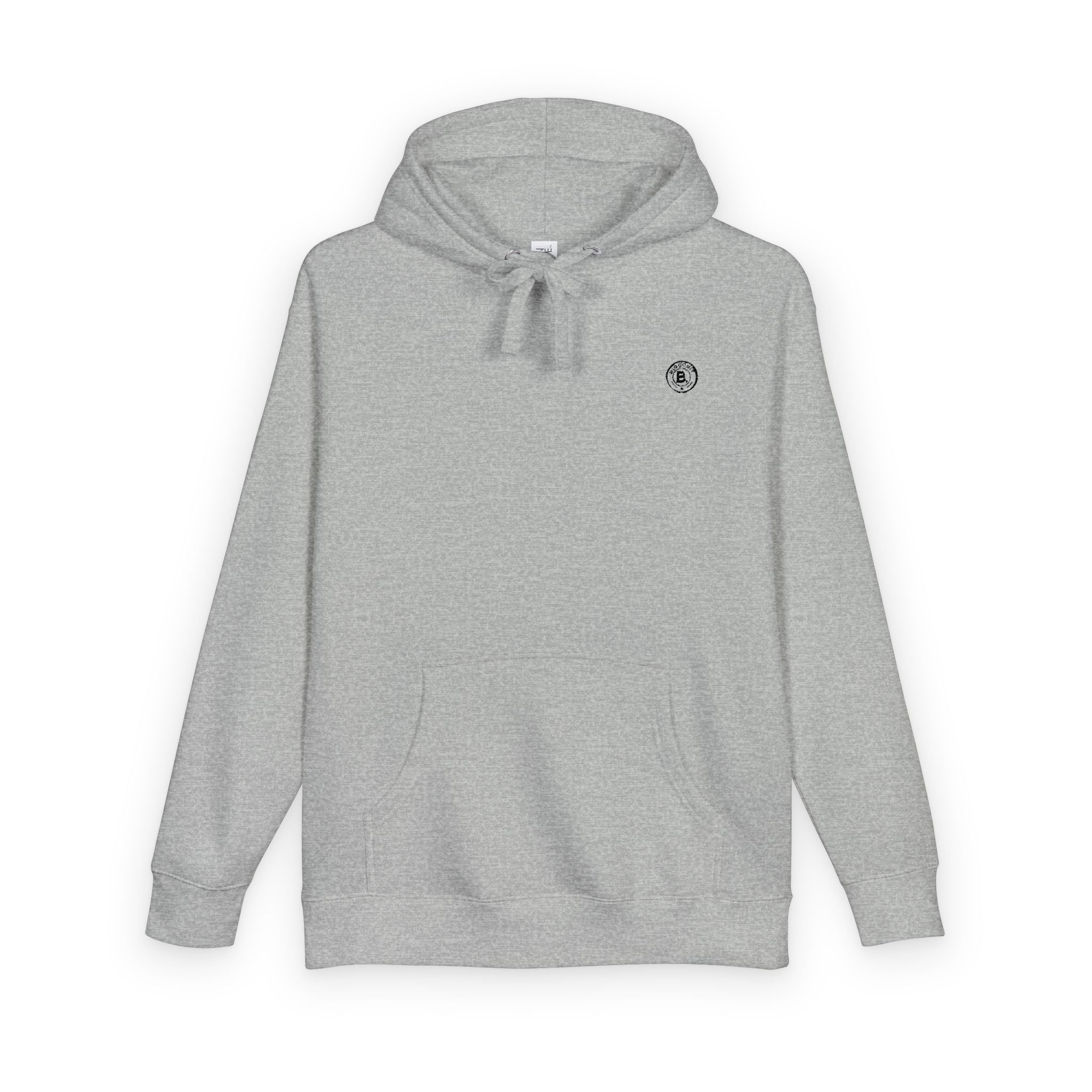 Minimalist Emblem Fleece Hoodie