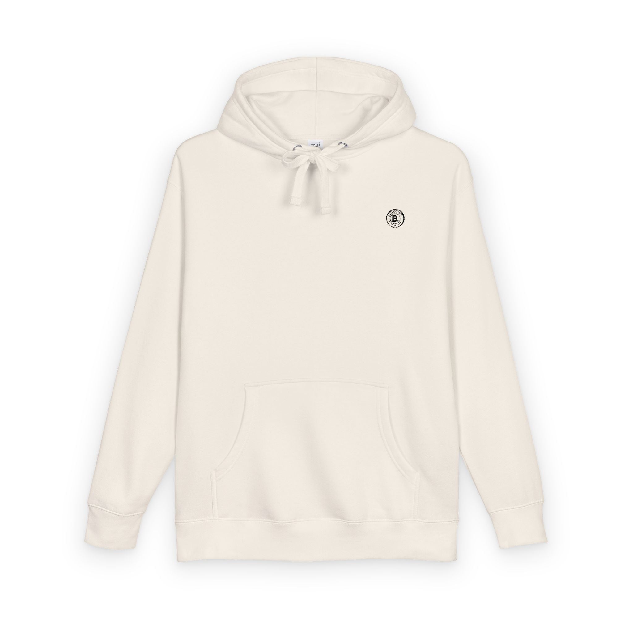 Minimalist Emblem Fleece Hoodie
