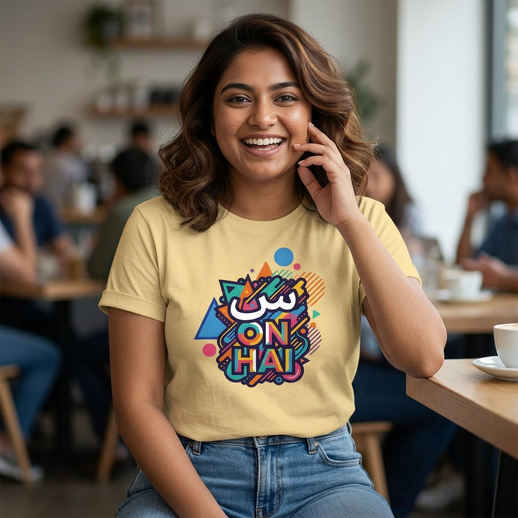 Novelty Scene On Hai Soft Cotton Tee