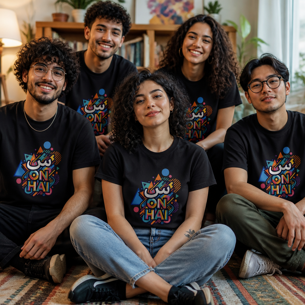 Novelty Scene On Hai Soft Cotton Tee