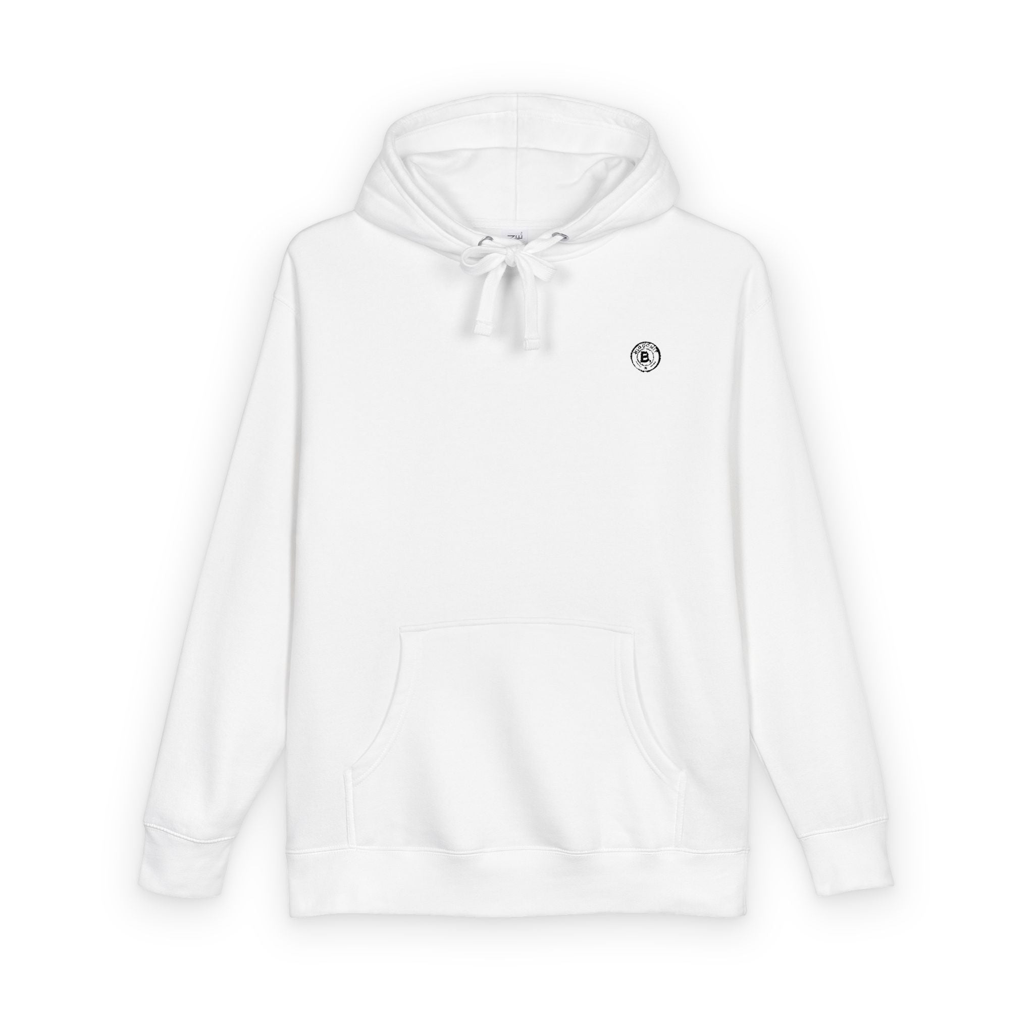 Minimalist Emblem Fleece Hoodie