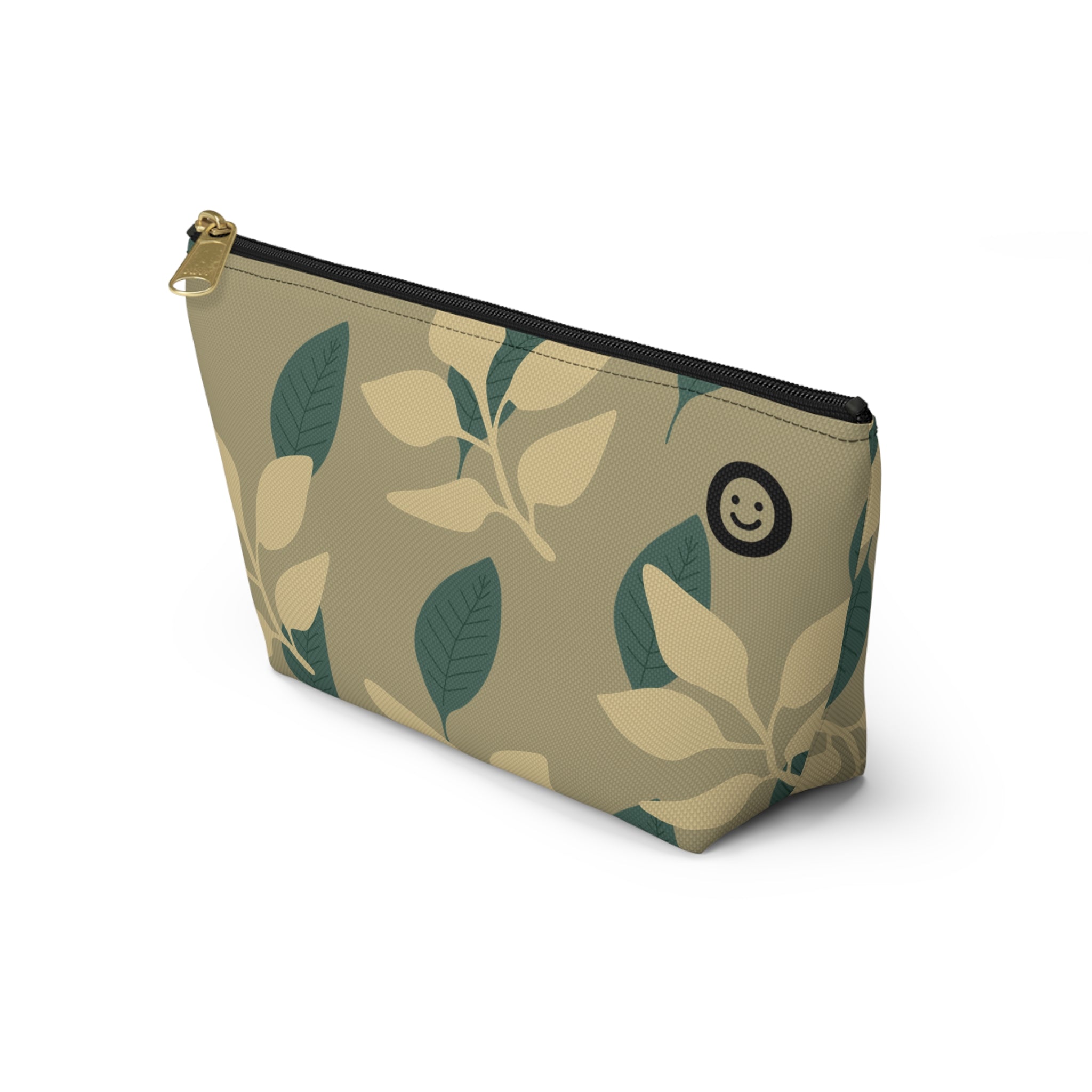 Botanical Cosmetic Accessory Pouch Bag