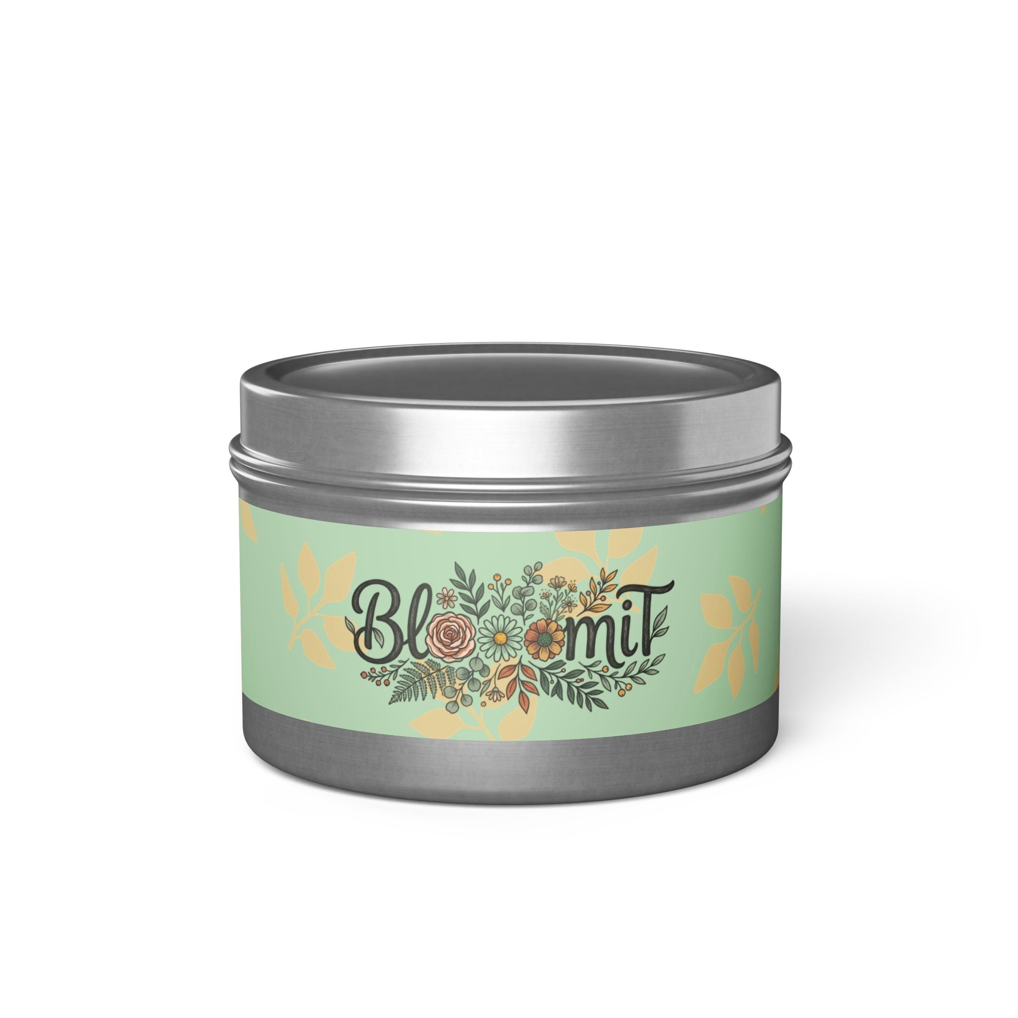 Blooomit Floral Tin Candle