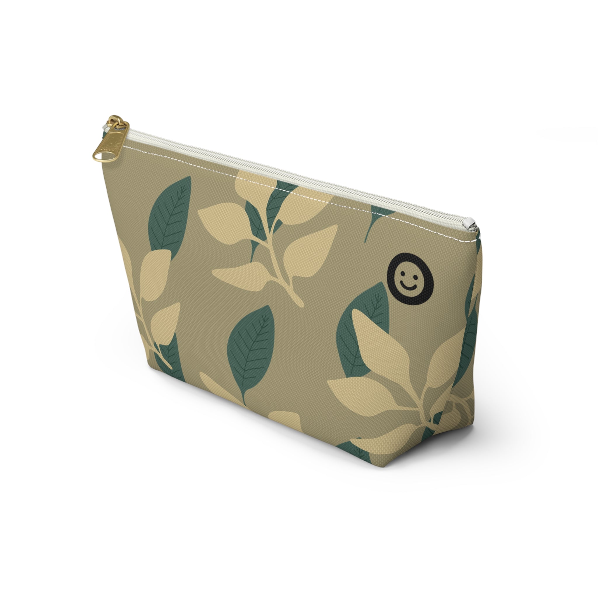 Botanical Cosmetic Accessory Pouch Bag