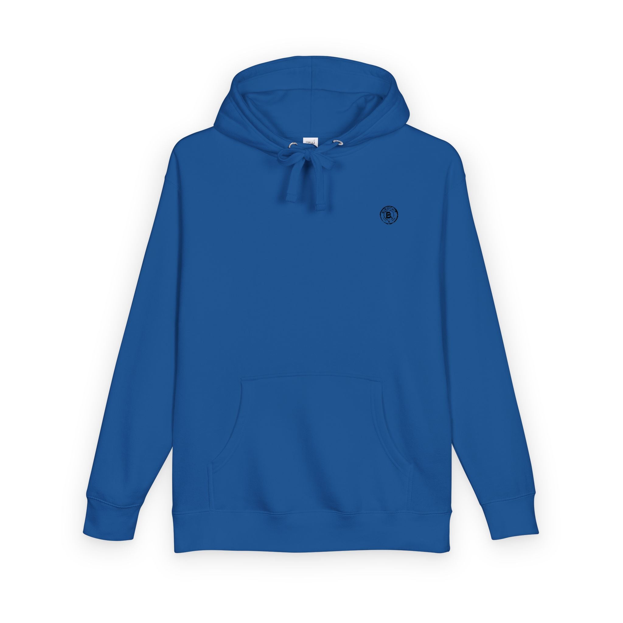 Minimalist Emblem Fleece Hoodie