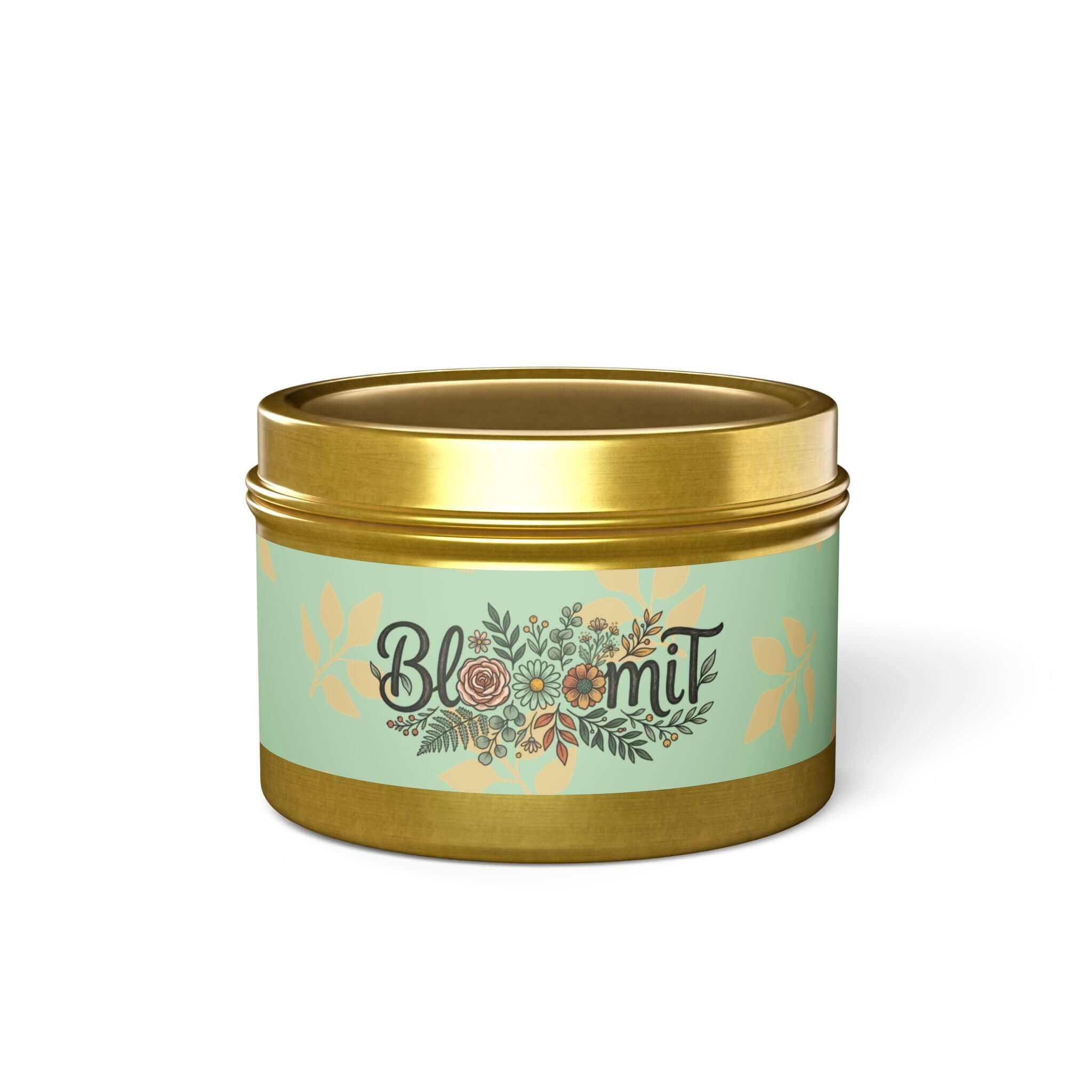 Blooomit Floral Tin Candle