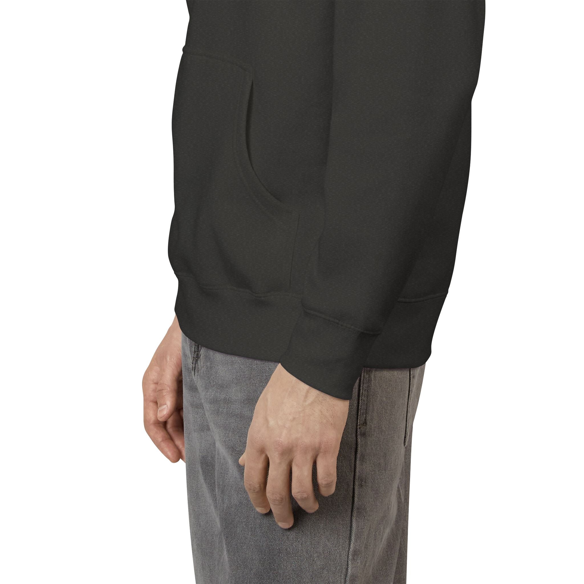 Minimalist Emblem Fleece Hoodie