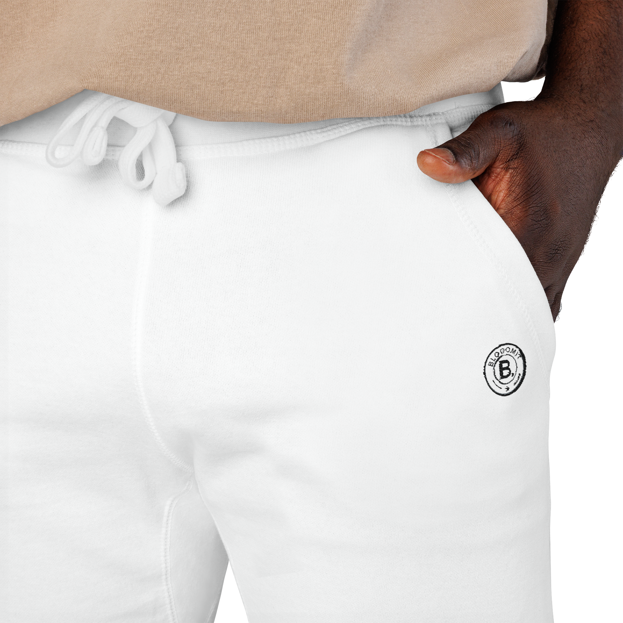Minimalist Emblem Fleece Sweatpants