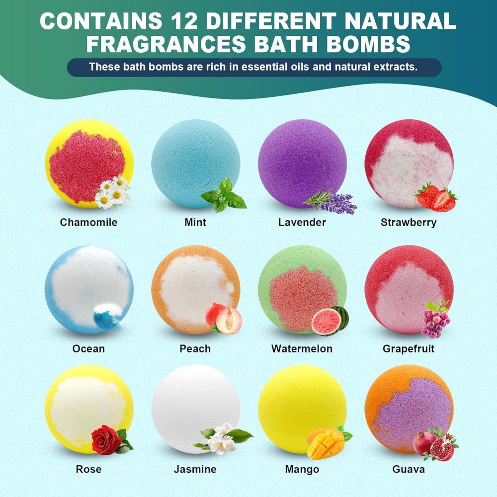 Bath Bomb Gift Set 12pc - BlooomiT