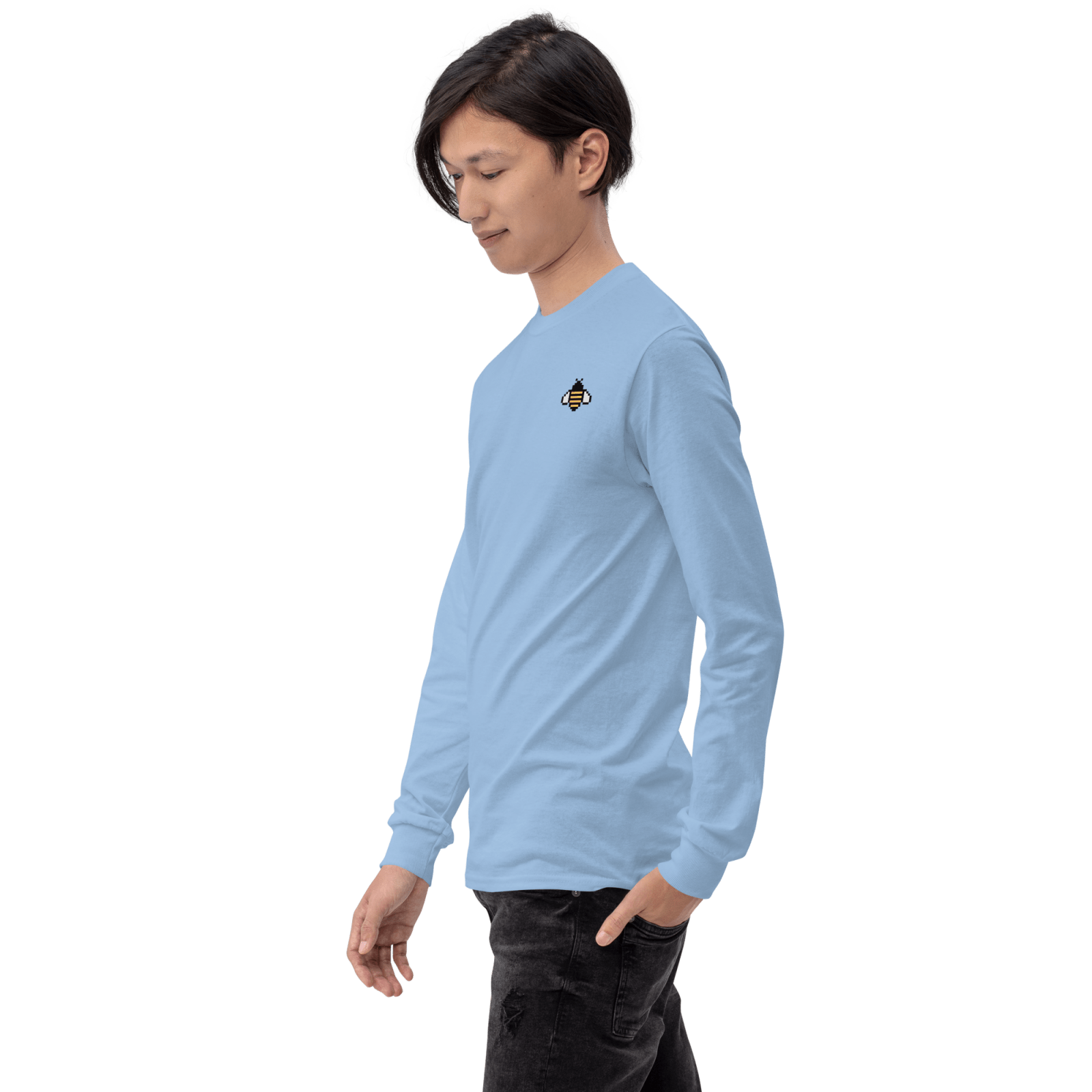Bee Mens Long Sleeve Shirt - BlooomiT