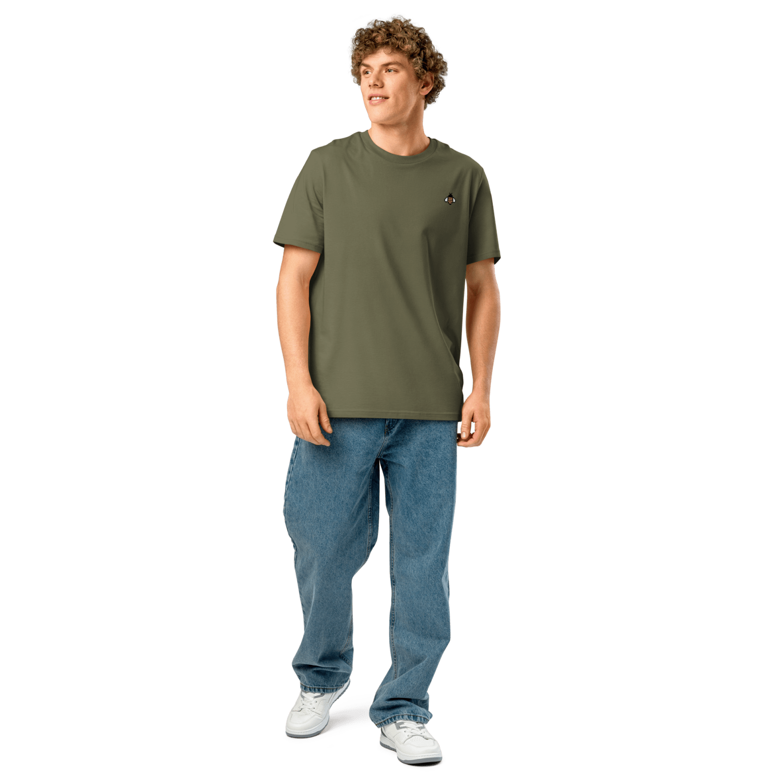 Bee Organic Ribbed T-shirt - BlooomiT