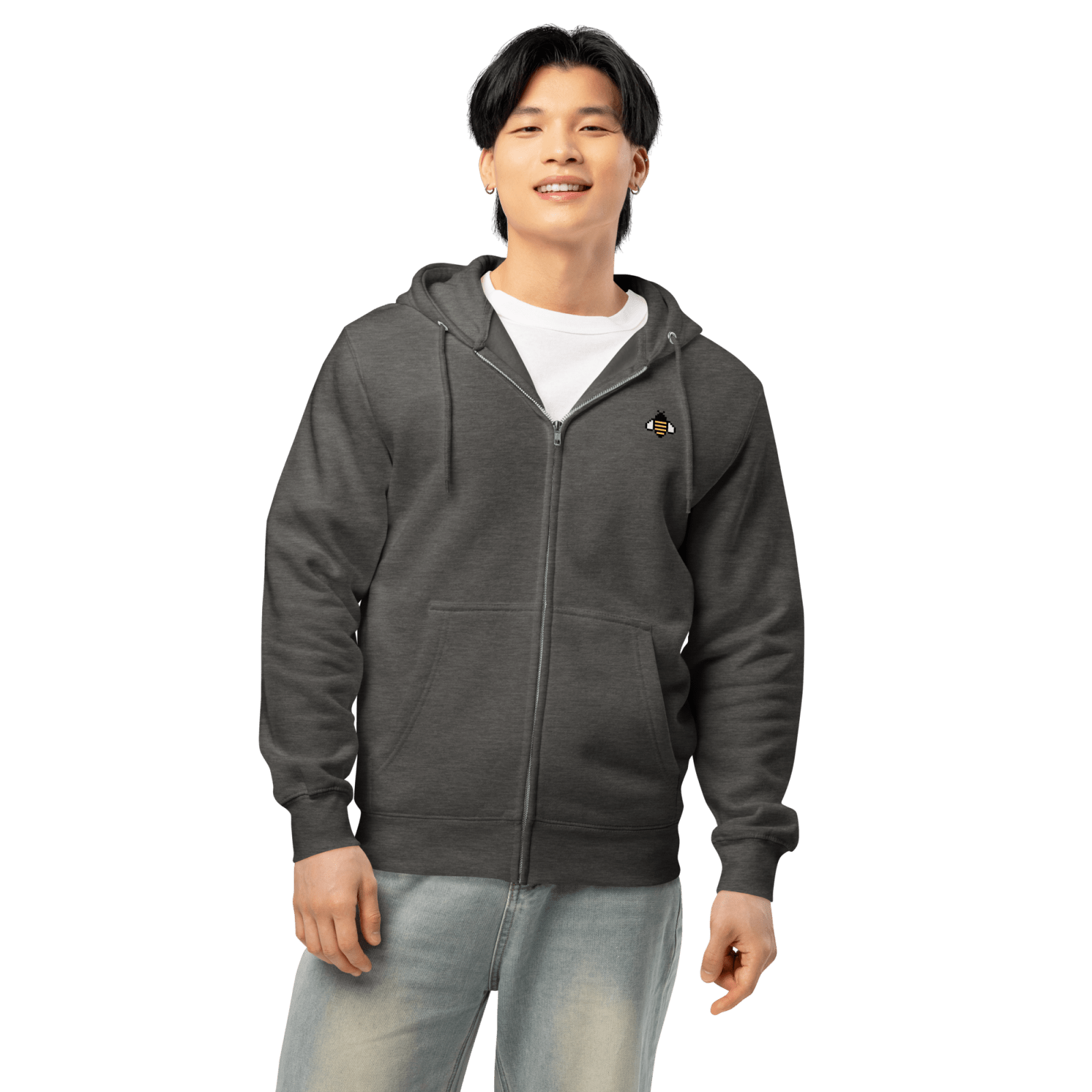 Bee Premium Zip Hoodie - BlooomiT