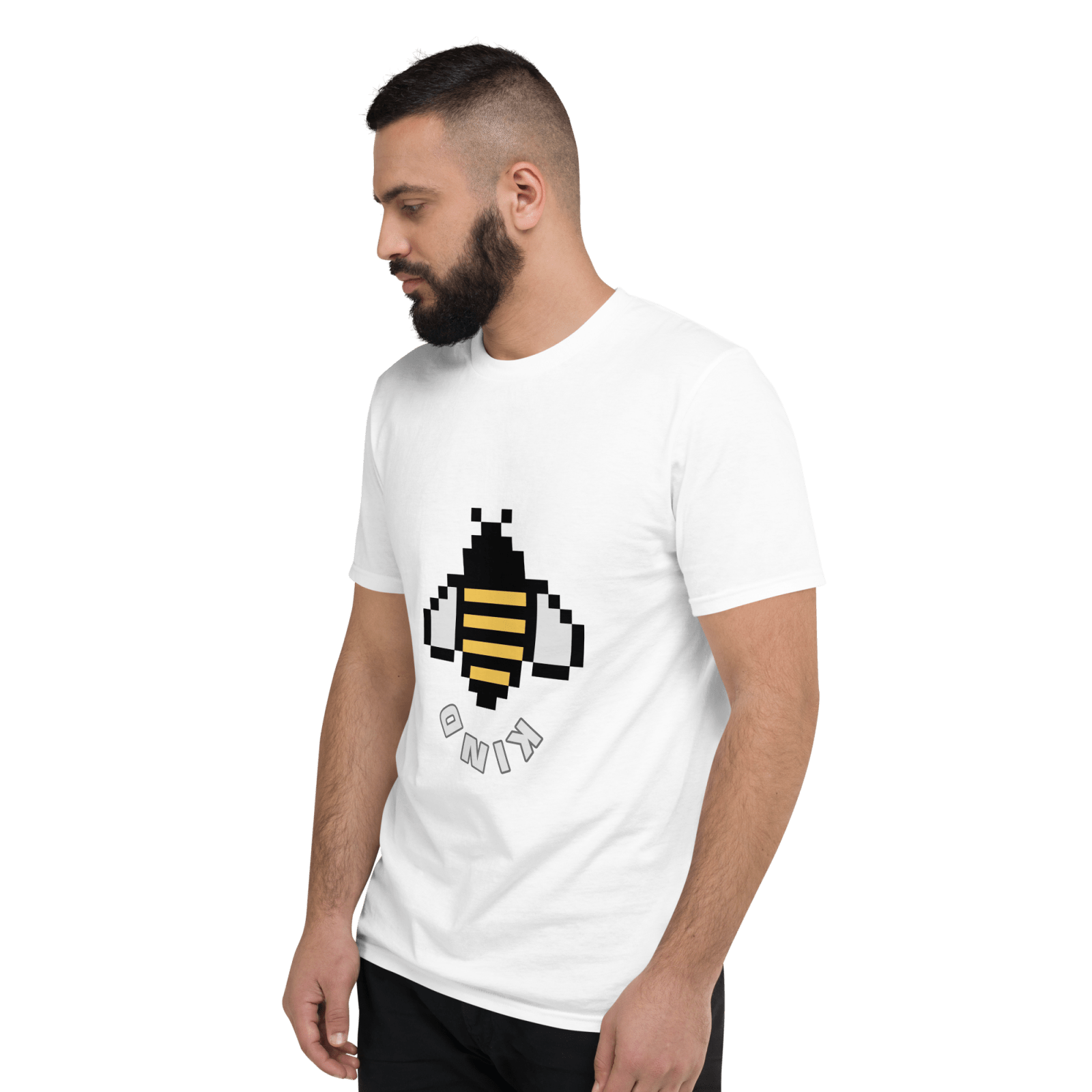 Bee Print Short - Sleeve T-Shirt - BlooomiT