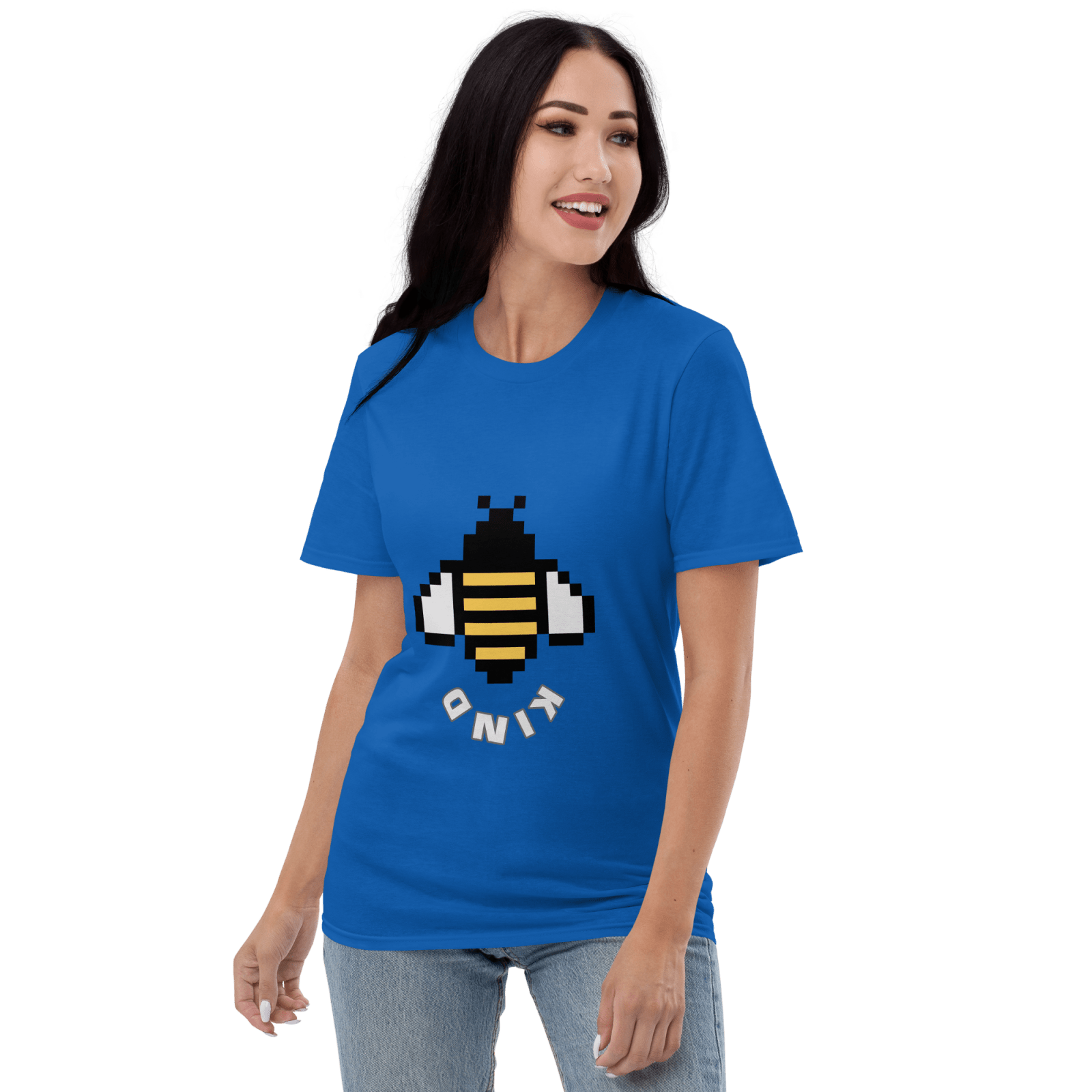Bee Print Short - Sleeve T-Shirt - BlooomiT
