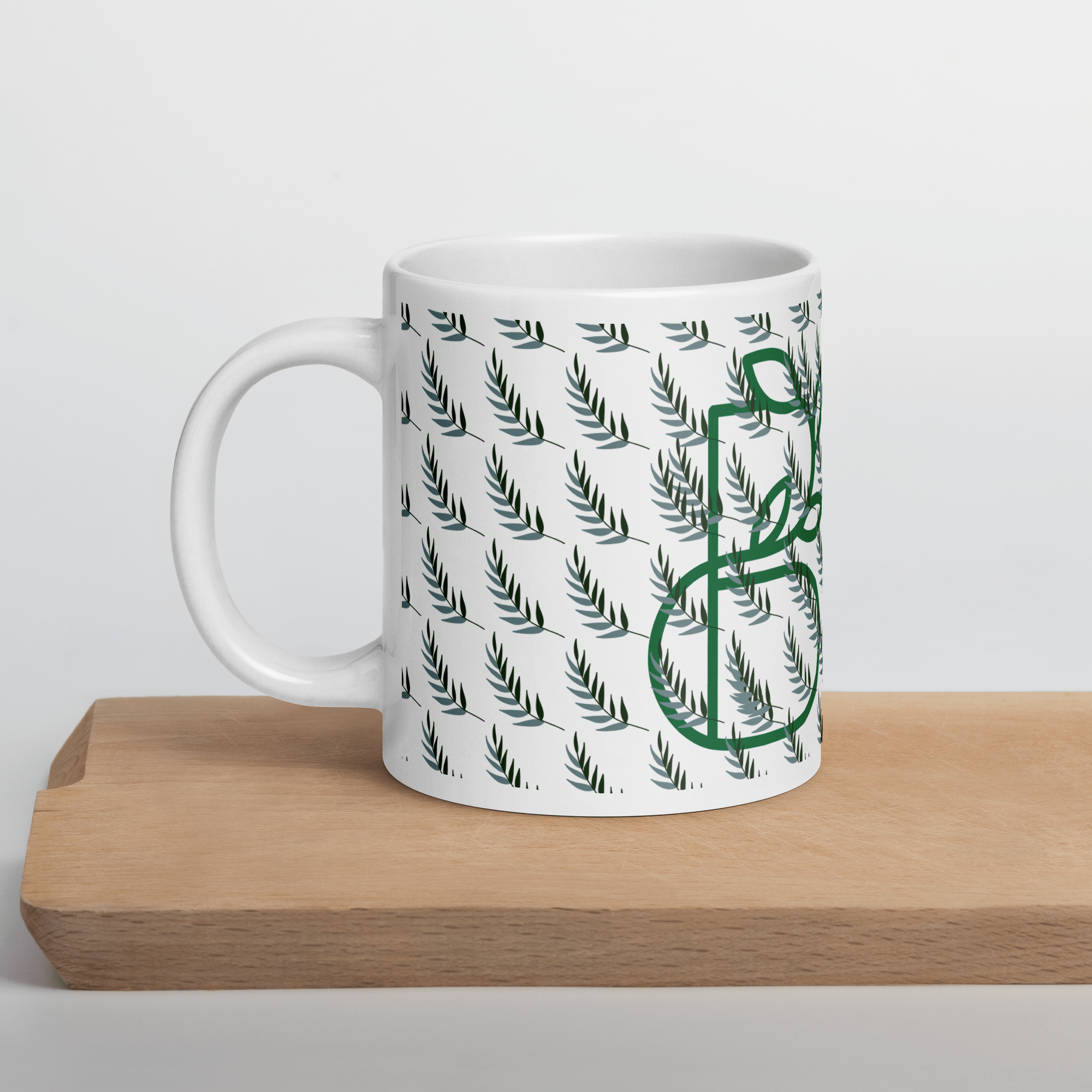 B.Glossy White Mug - BlooomiT