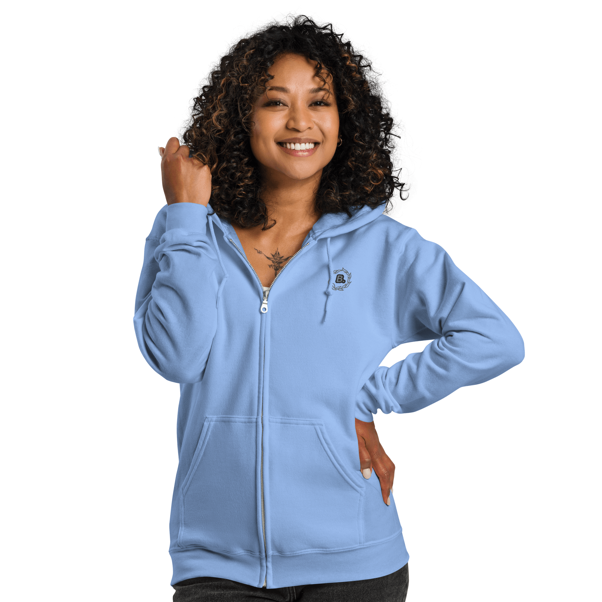 B.Heavy Zip Hoodie - BlooomiT