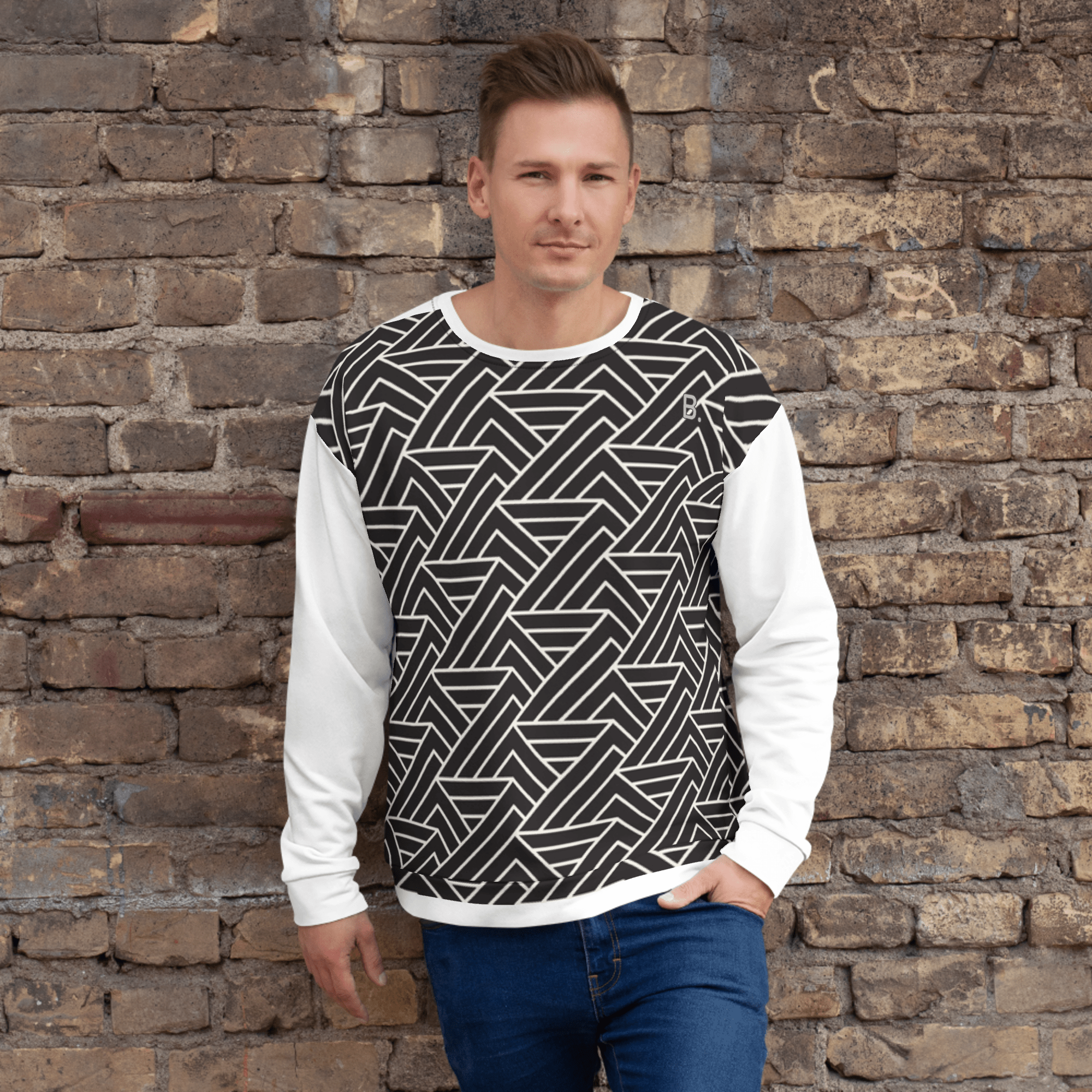 B.Printed Sweatshirt - BlooomiT