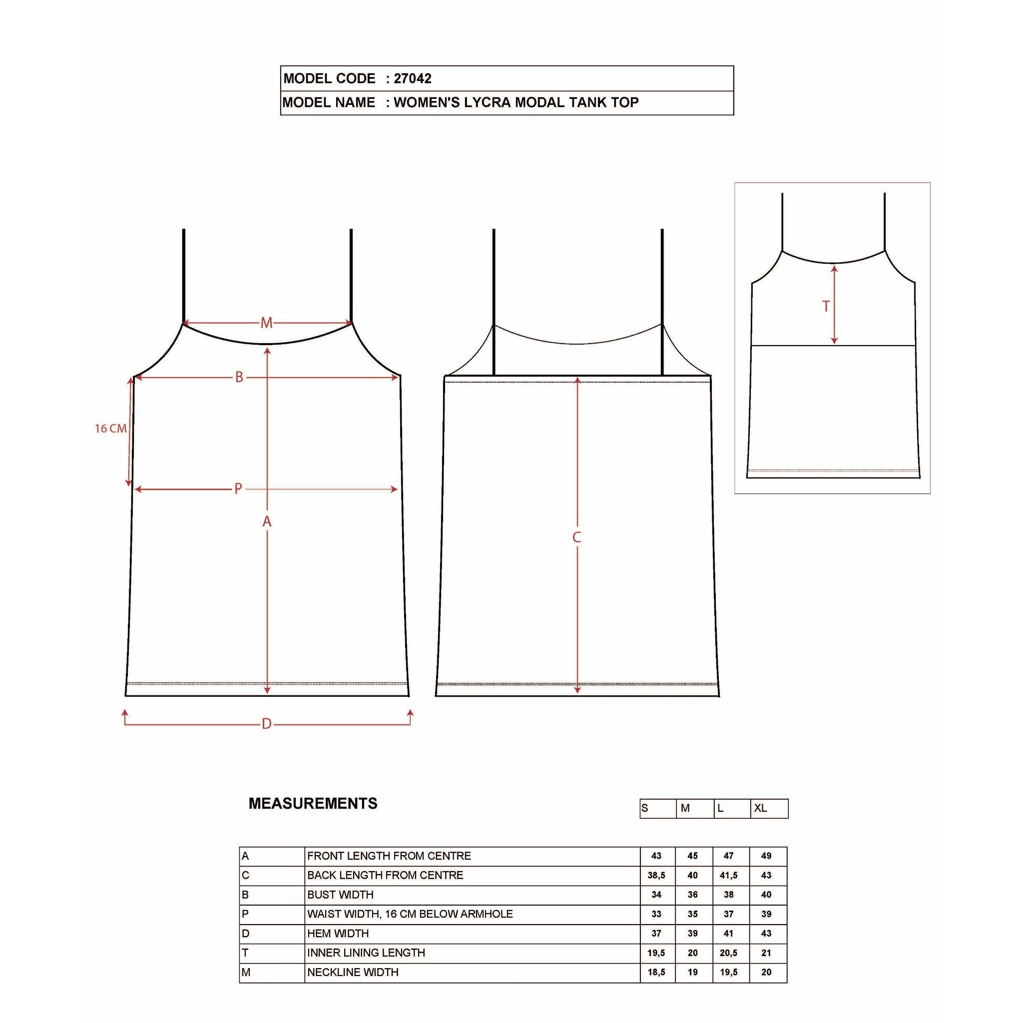 Cotton Modal Camisole Top - BlooomiT