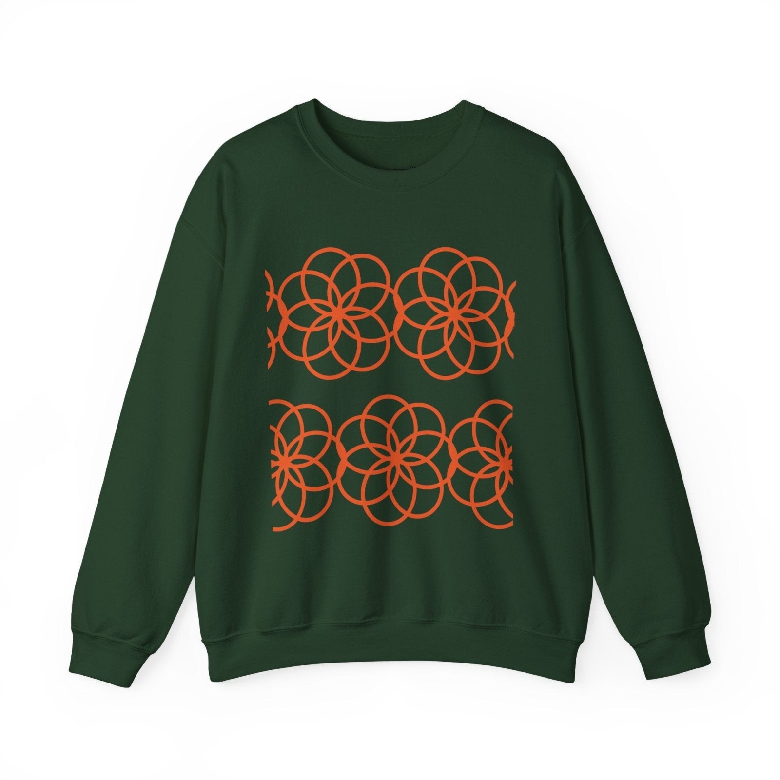 Crewneck Sweatshirt - Geometric Floral - BlooomiT