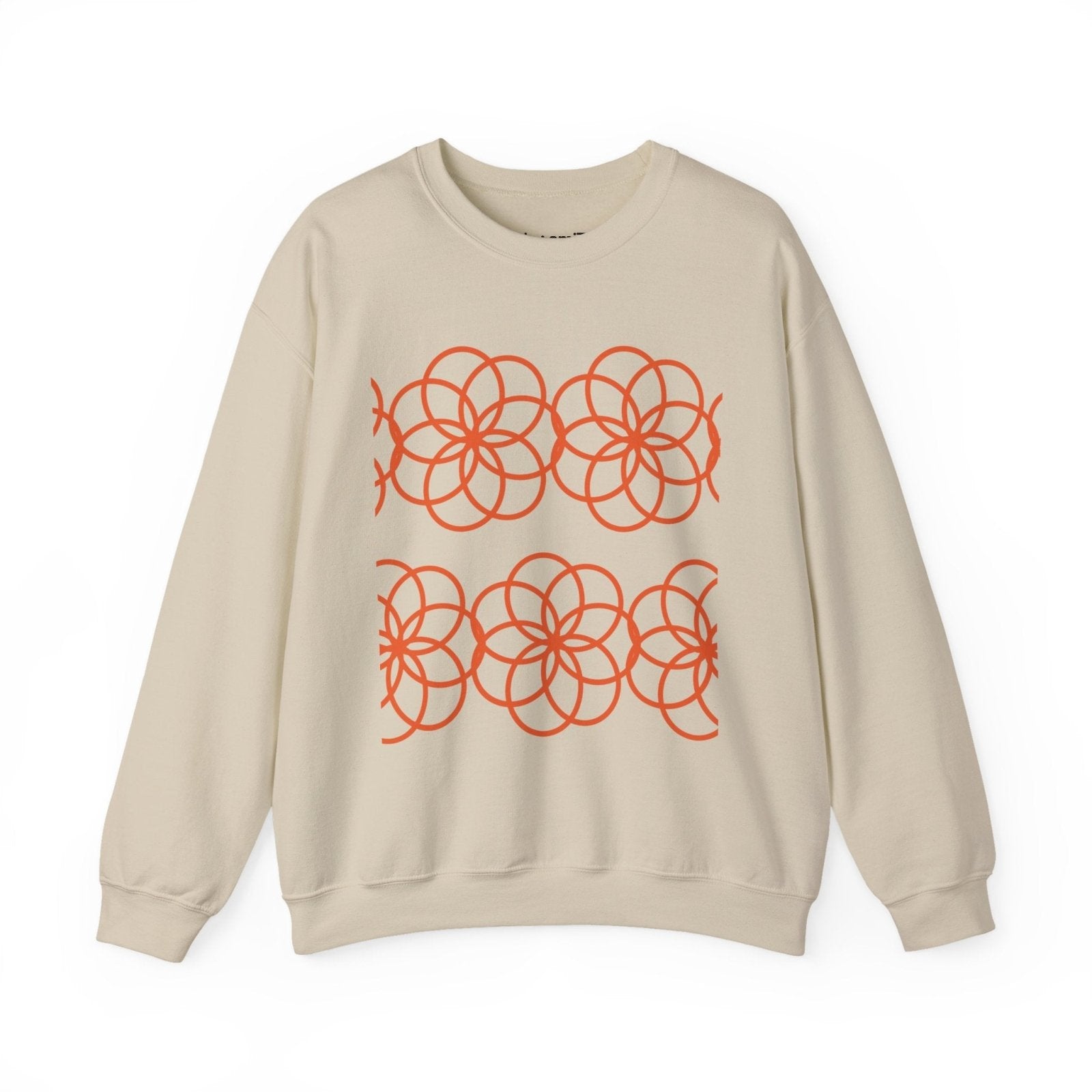 Crewneck Sweatshirt - Geometric Floral - BlooomiT