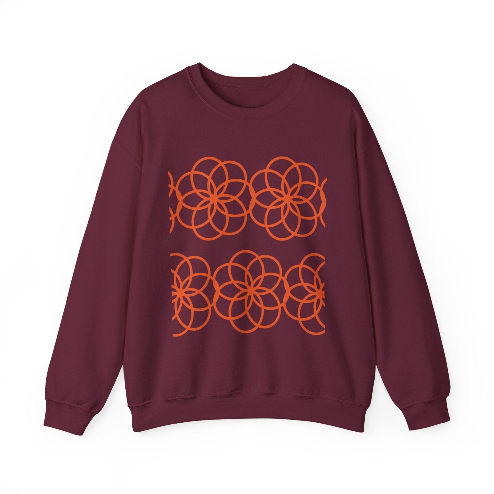 Crewneck Sweatshirt - Geometric Floral - BlooomiT