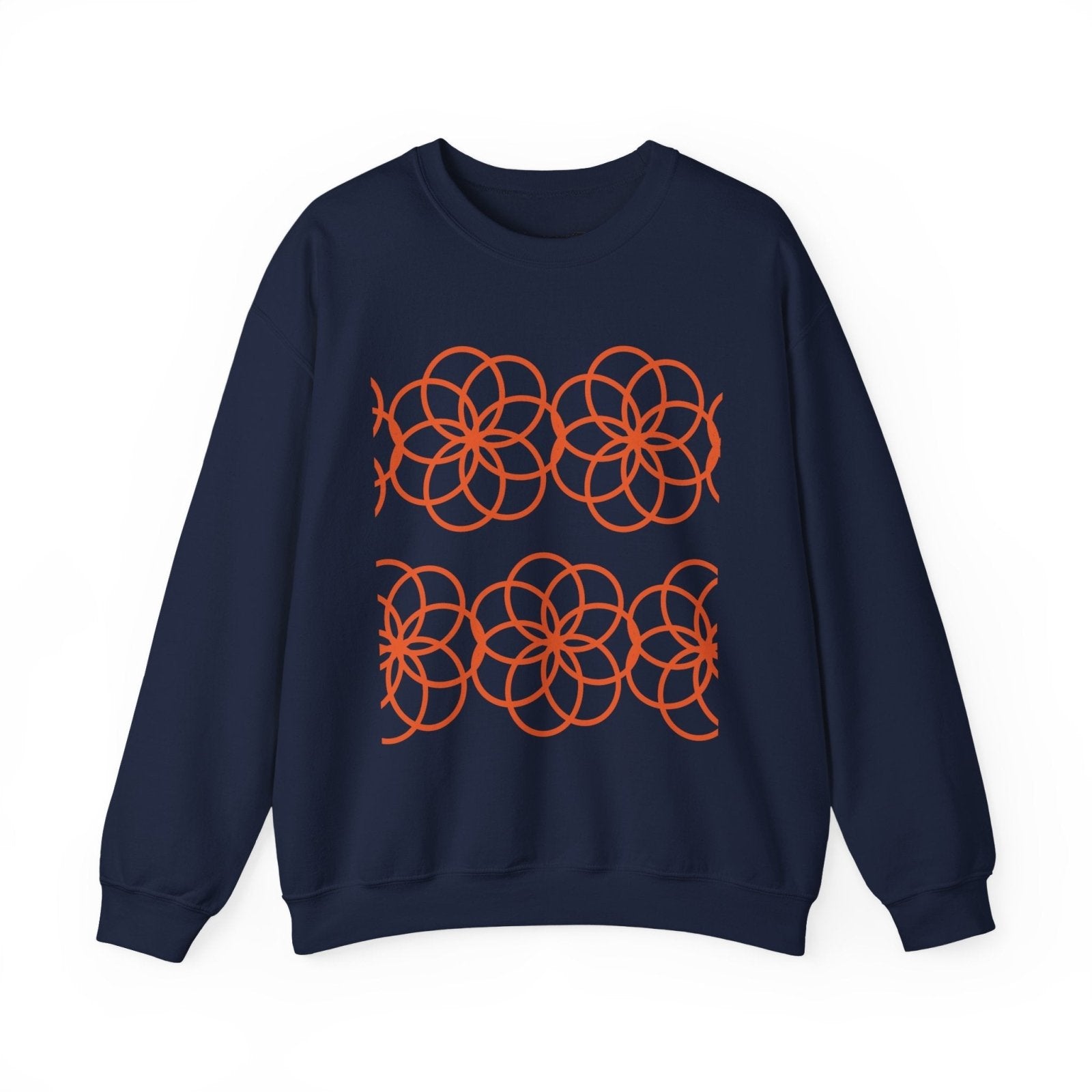 Crewneck Sweatshirt - Geometric Floral - BlooomiT
