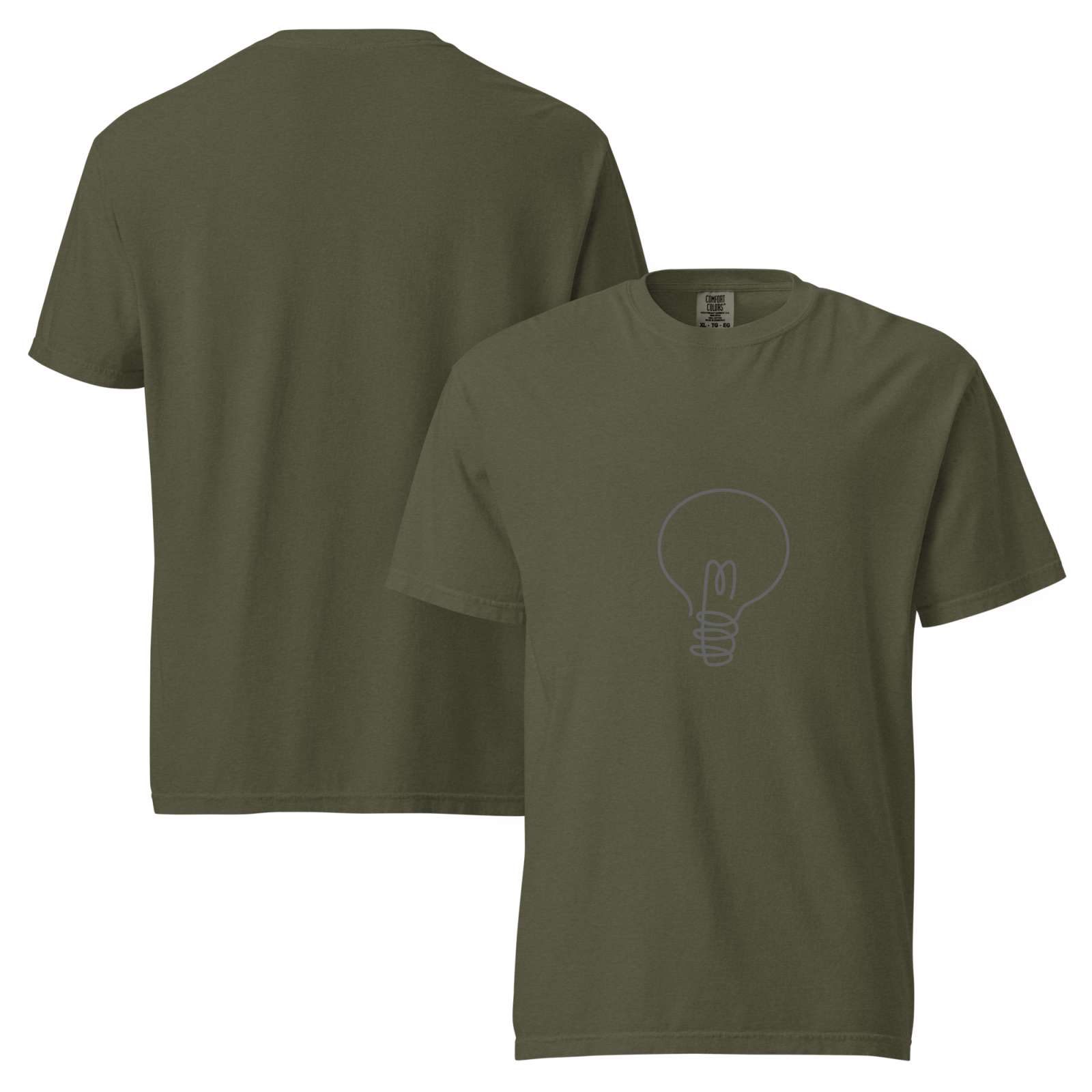 Dyed Fabric Heavy T-Shirt - BlooomiT