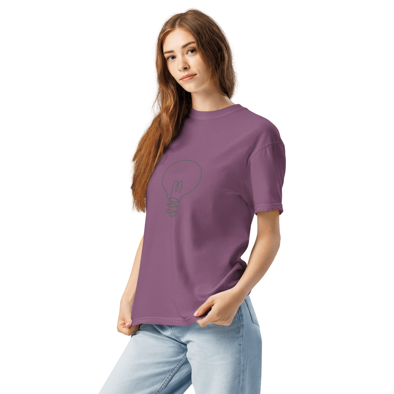 Dyed Fabric Heavy T-Shirt - BlooomiT