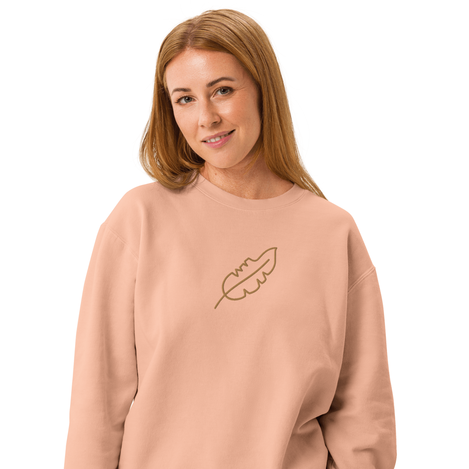 Garment - Dyed Feather Fleece Sweatshirt - BlooomiT