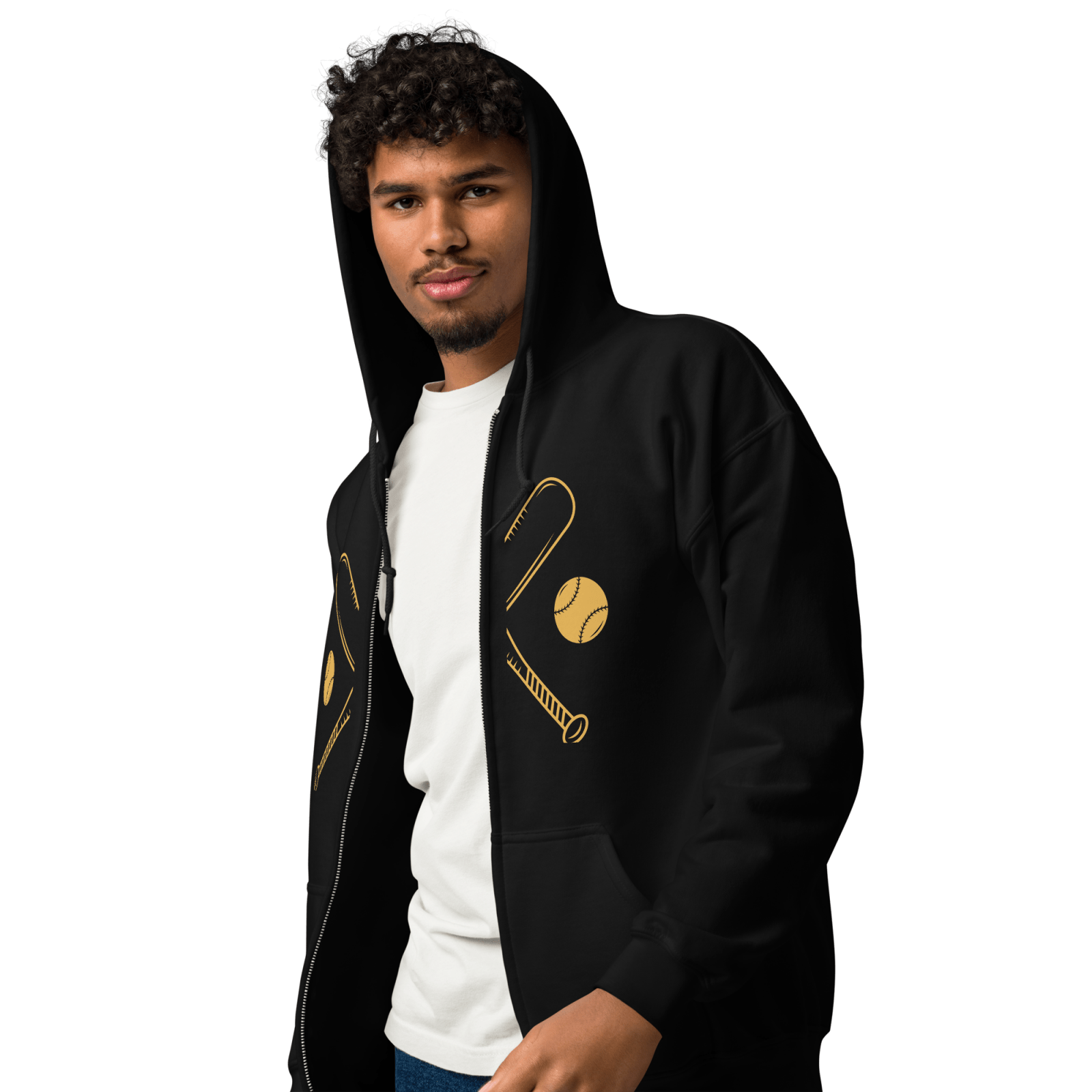 Heavy Blend Print Zip Hoodie - BlooomiT