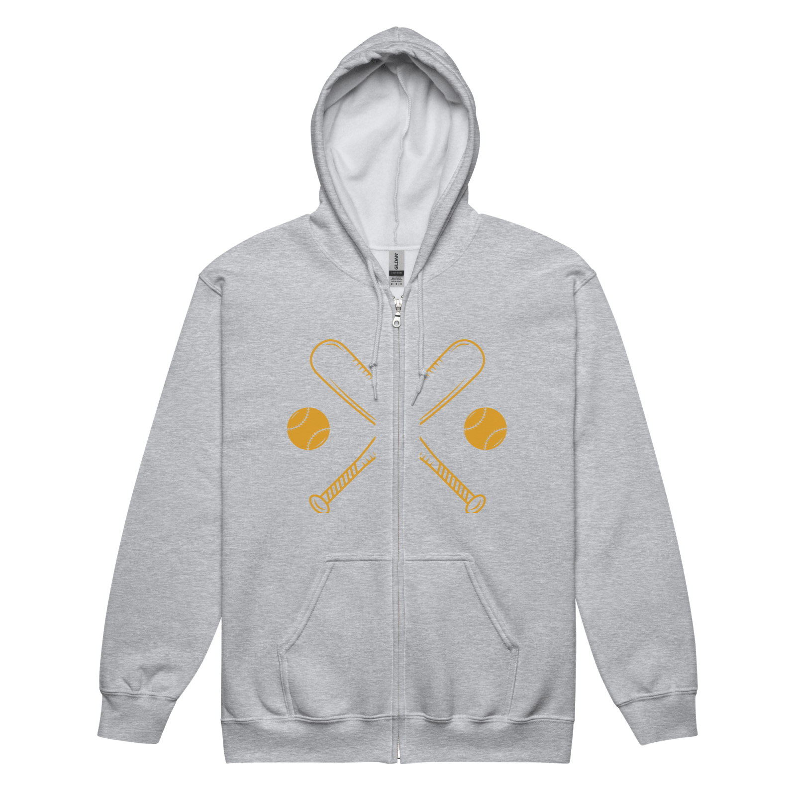 Heavy Blend Print Zip Hoodie - BlooomiT