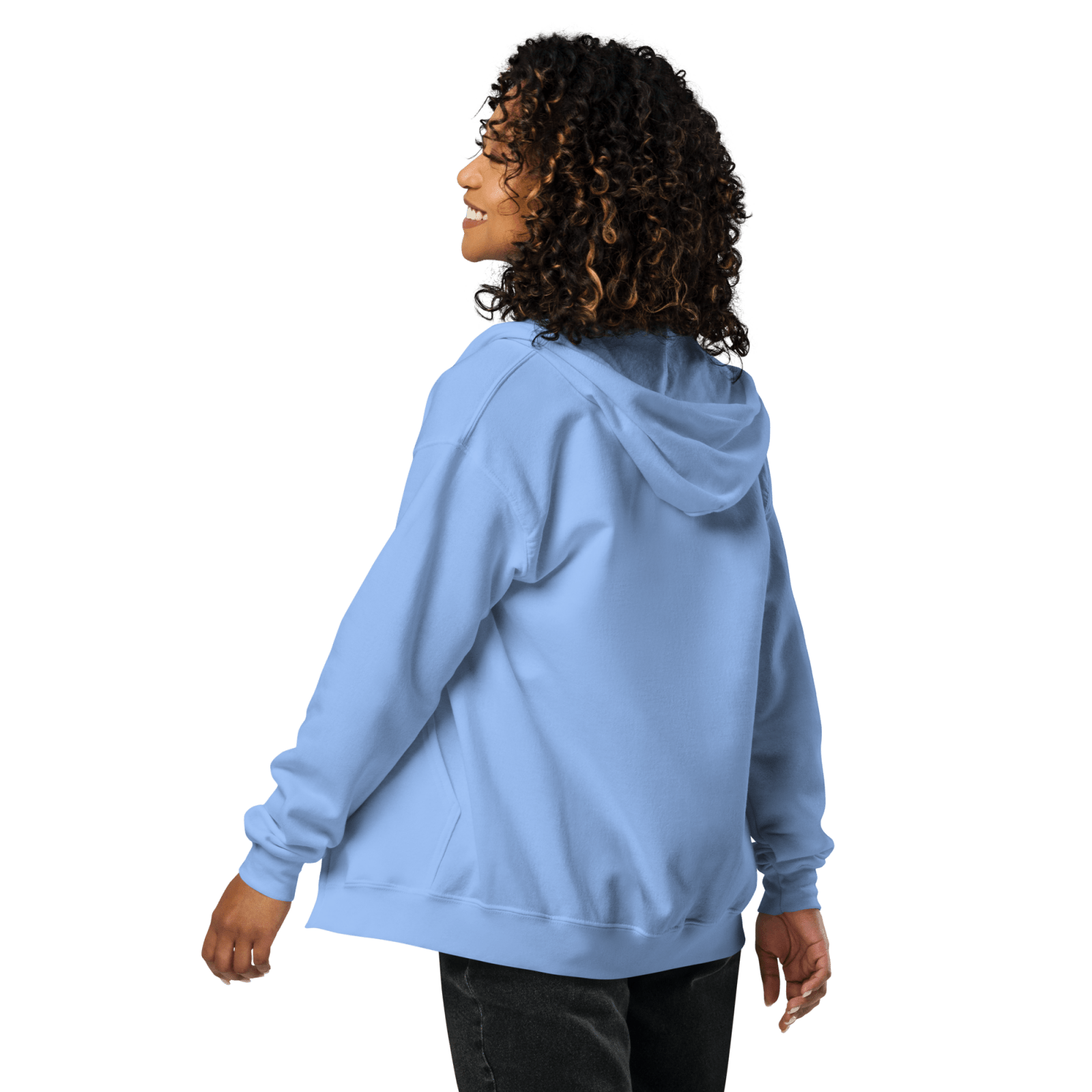 Heavy Blend Print Zip Hoodie - BlooomiT