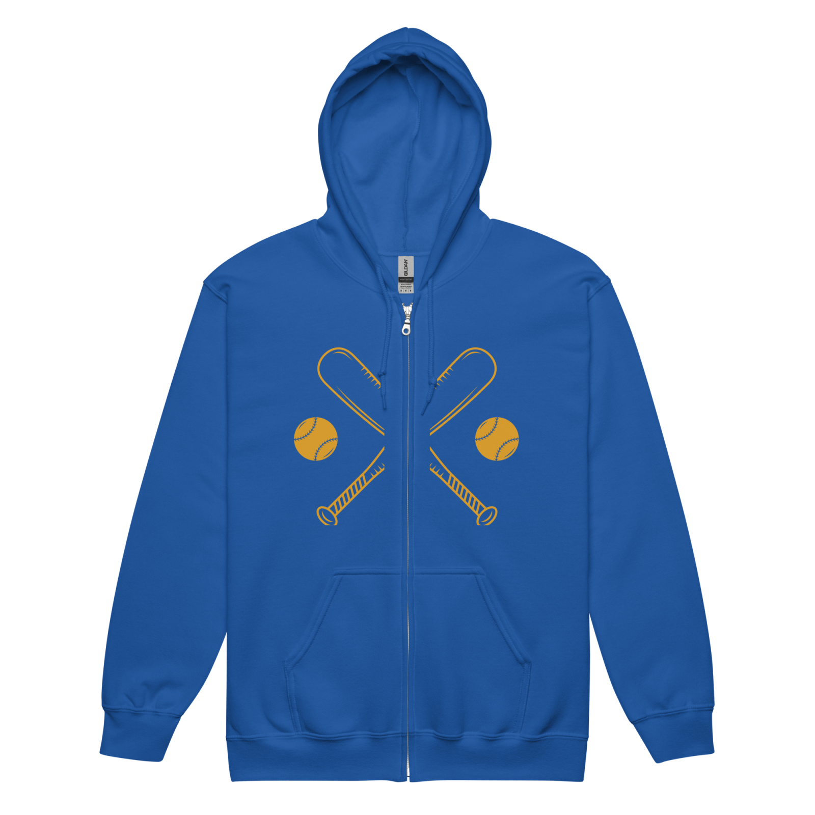 Heavy Blend Print Zip Hoodie - BlooomiT