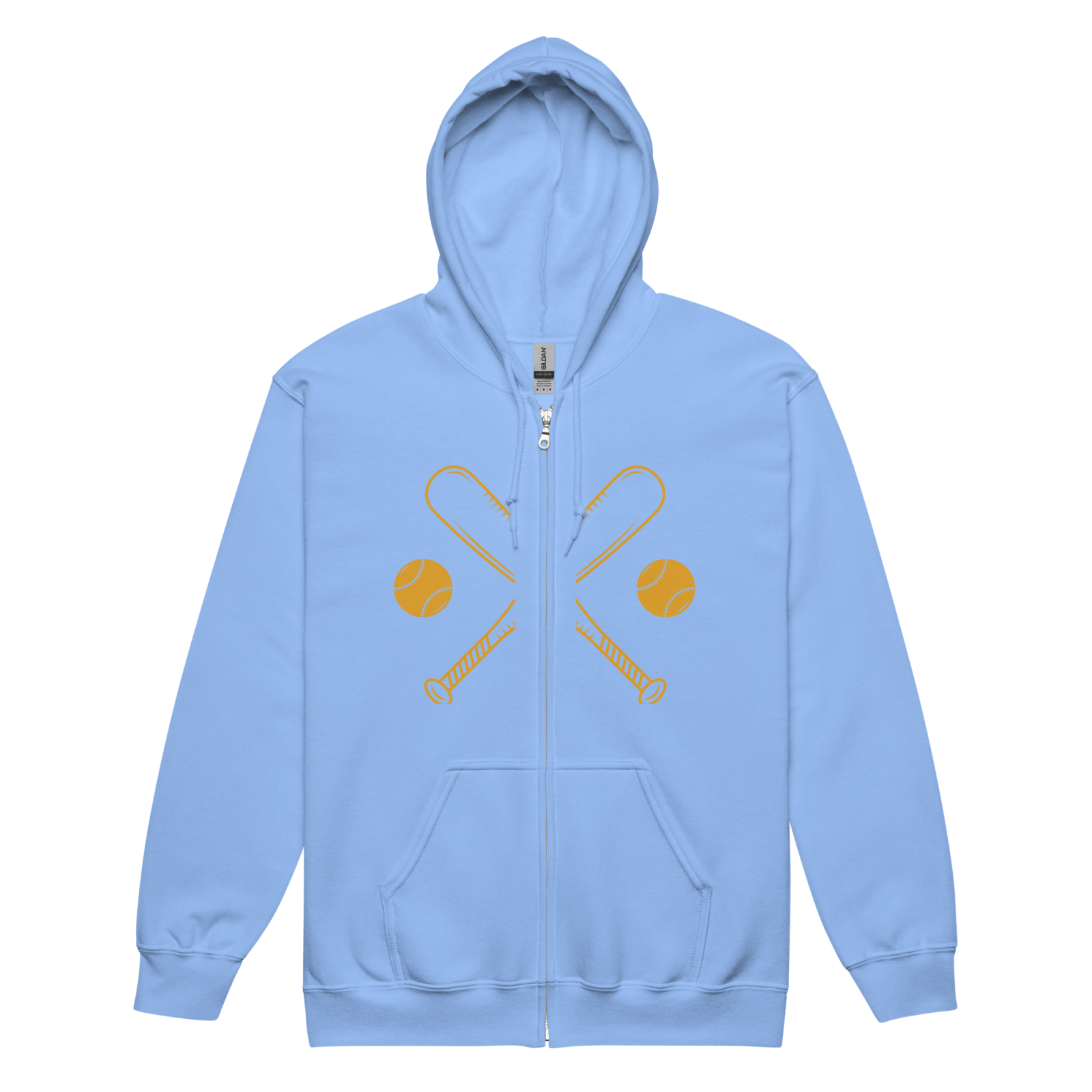 Heavy Blend Print Zip Hoodie - BlooomiT