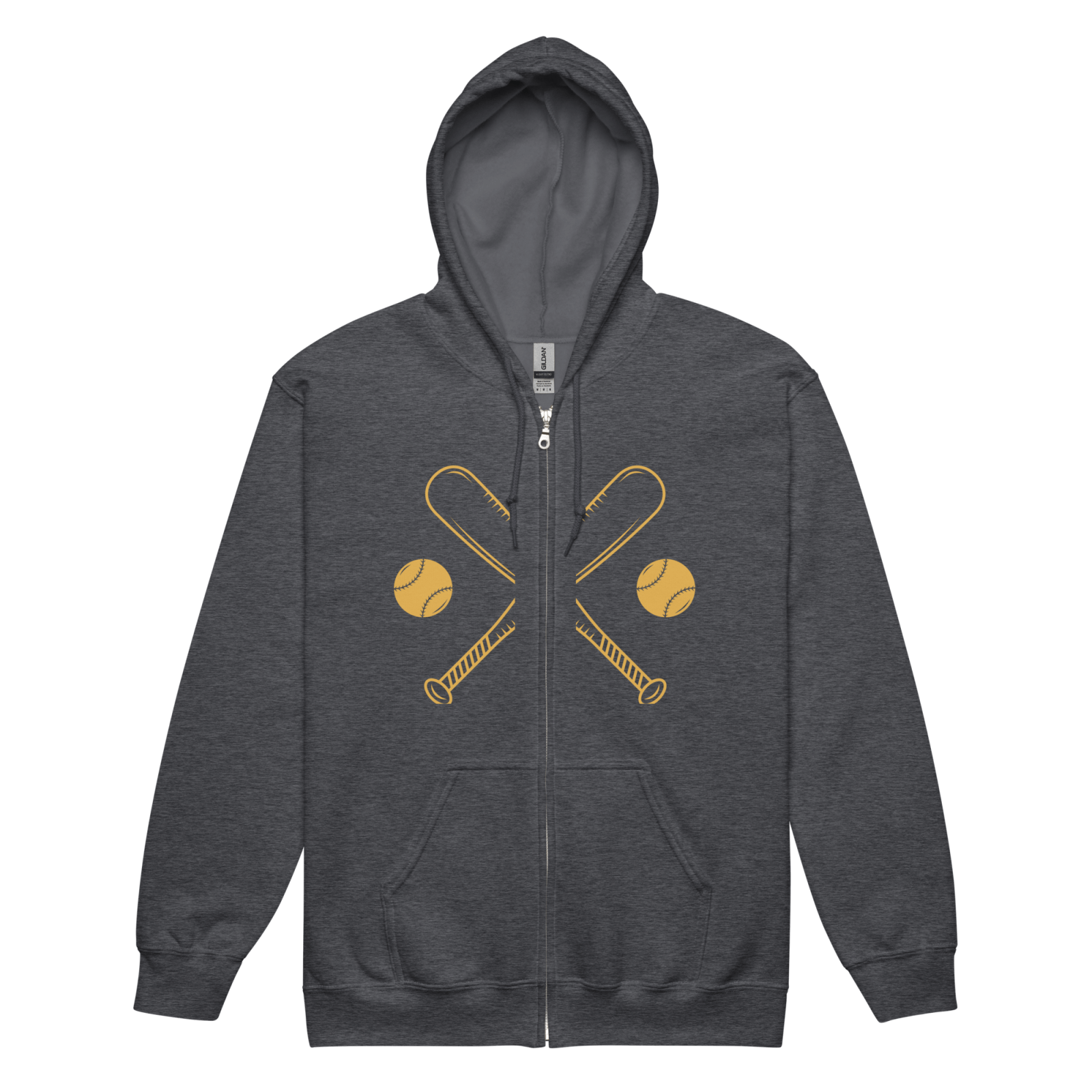 Heavy Blend Print Zip Hoodie - BlooomiT