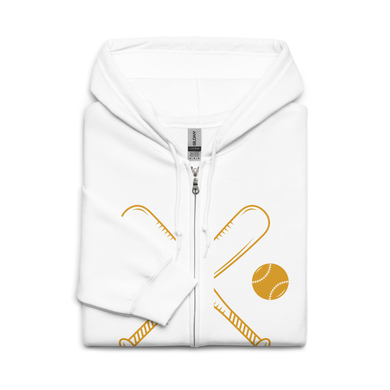 Heavy Blend Print Zip Hoodie - BlooomiT