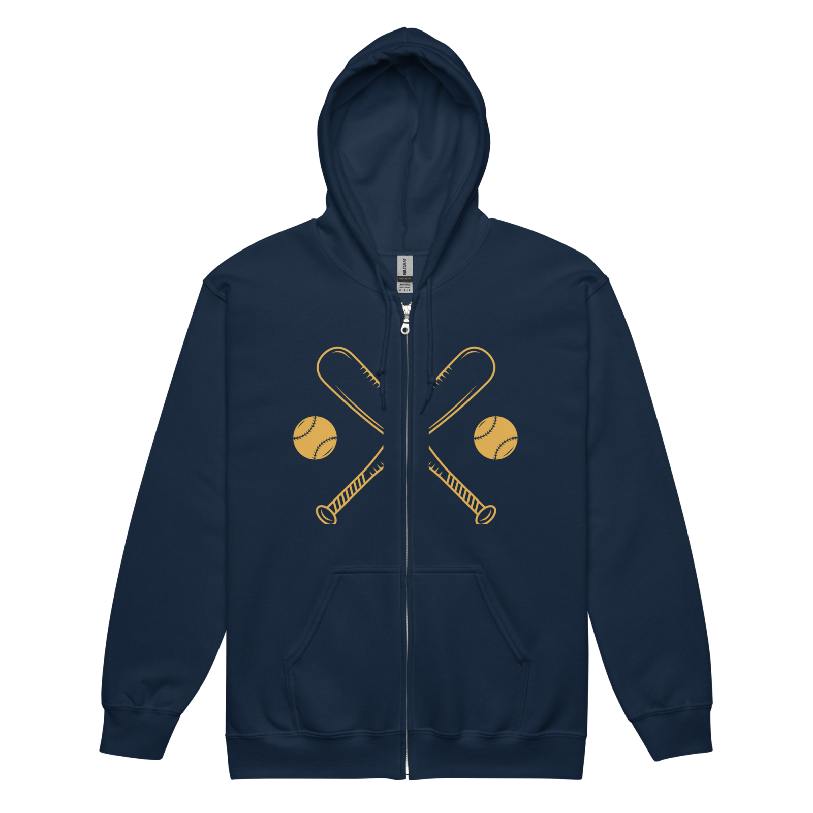 Heavy Blend Print Zip Hoodie - BlooomiT