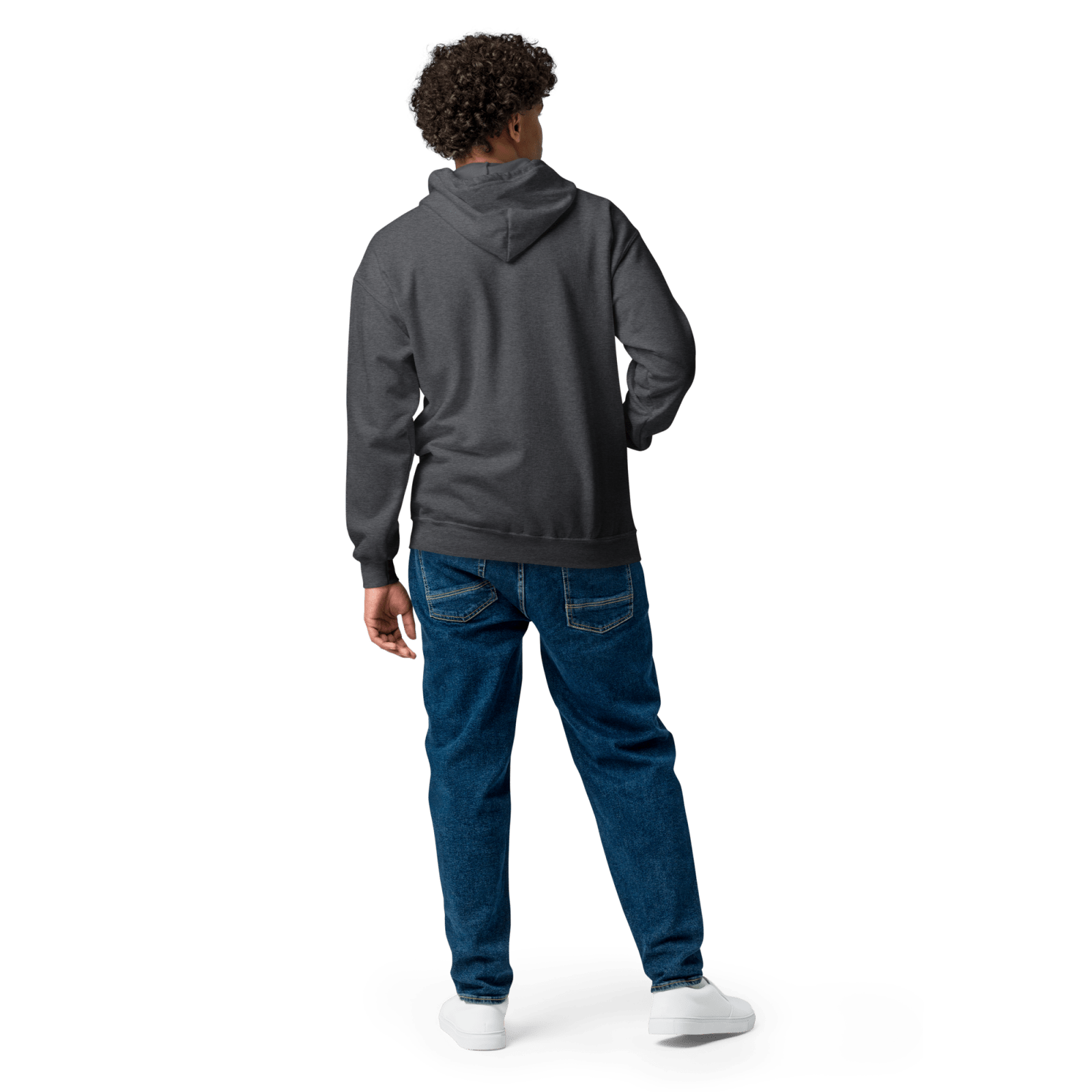 Heavy Blend Print Zip Hoodie - BlooomiT