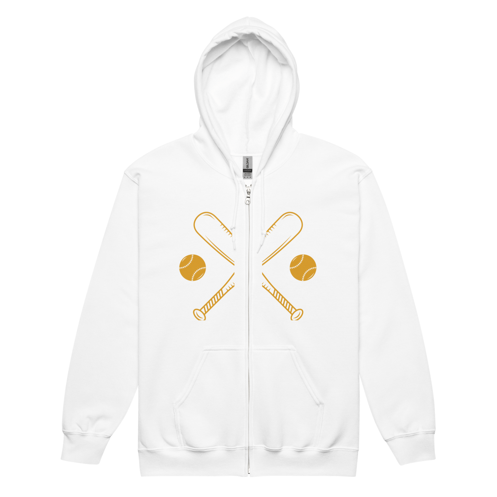 Heavy Blend Print Zip Hoodie - BlooomiT