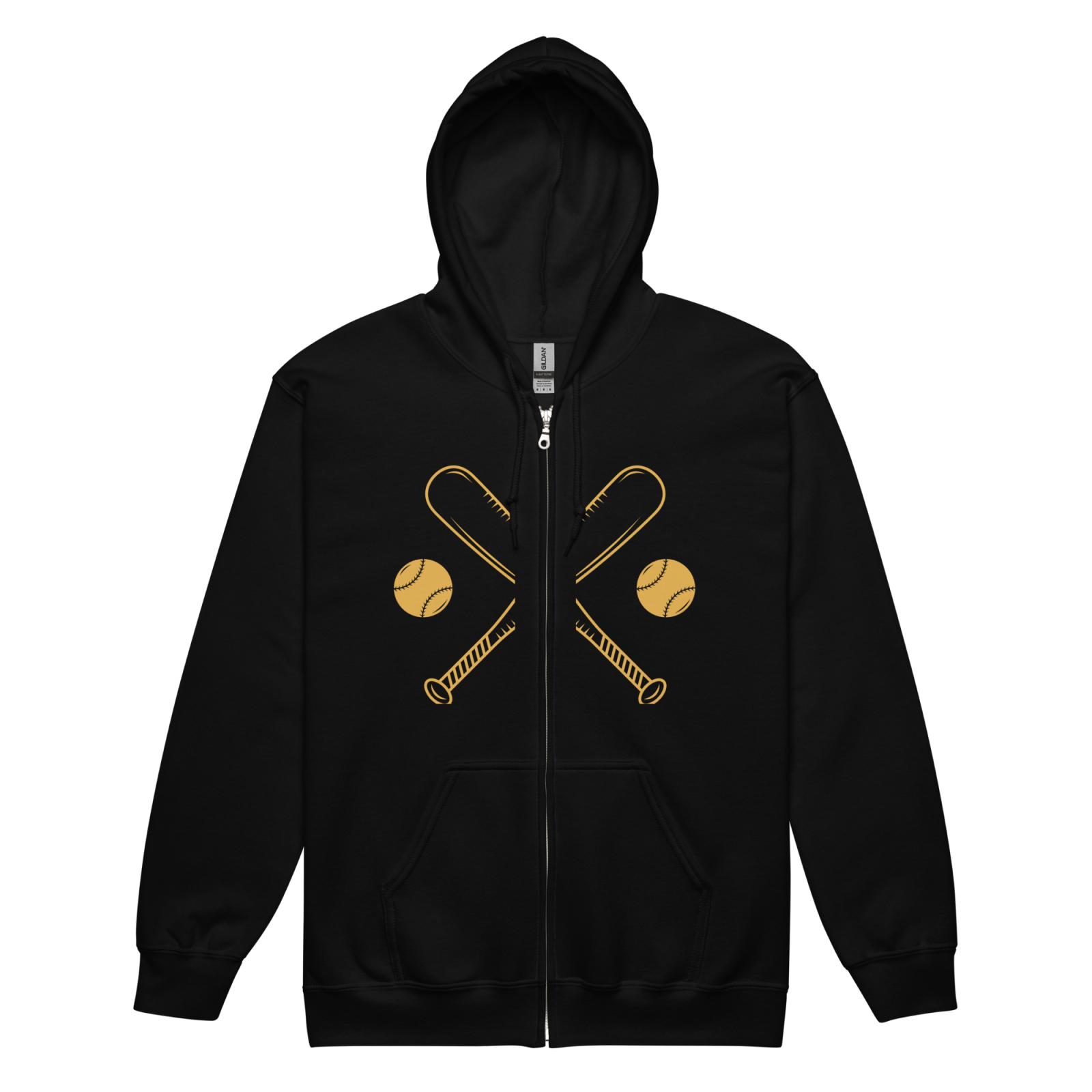Heavy Blend Print Zip Hoodie - BlooomiT