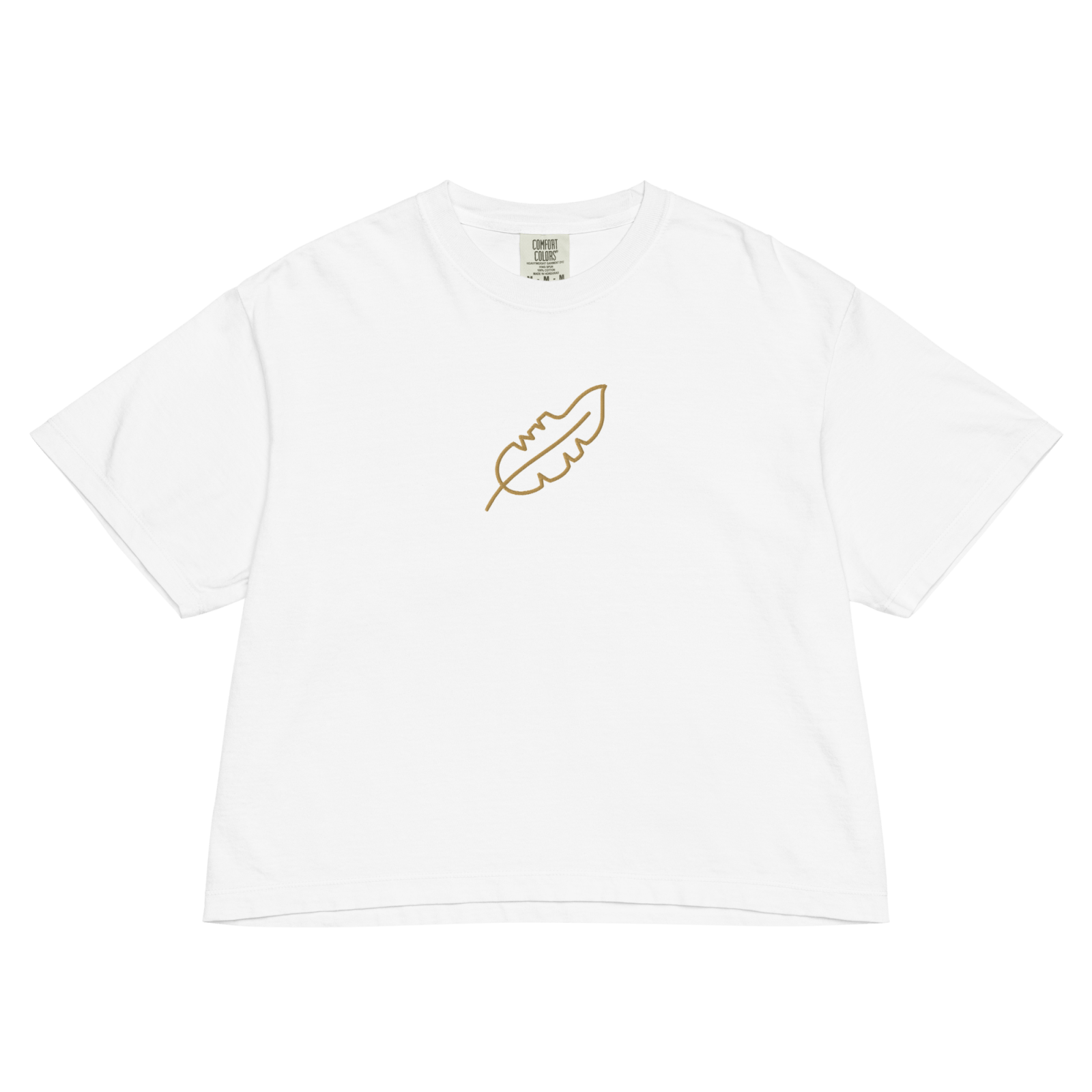 Her Feather Heavy Boxy Tee - BlooomiT