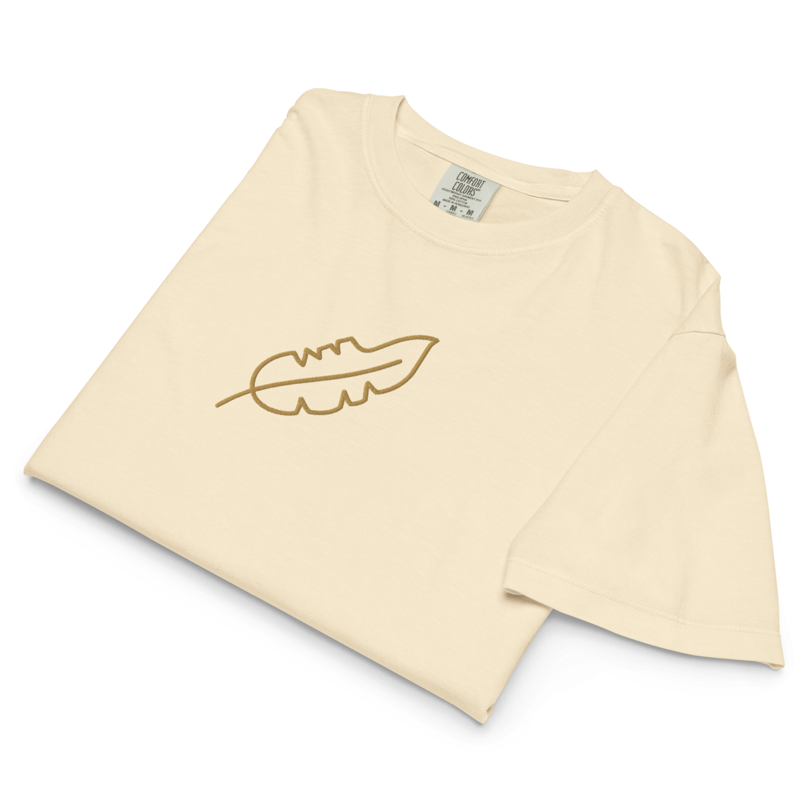 Her Feather Heavy Boxy Tee - BlooomiT