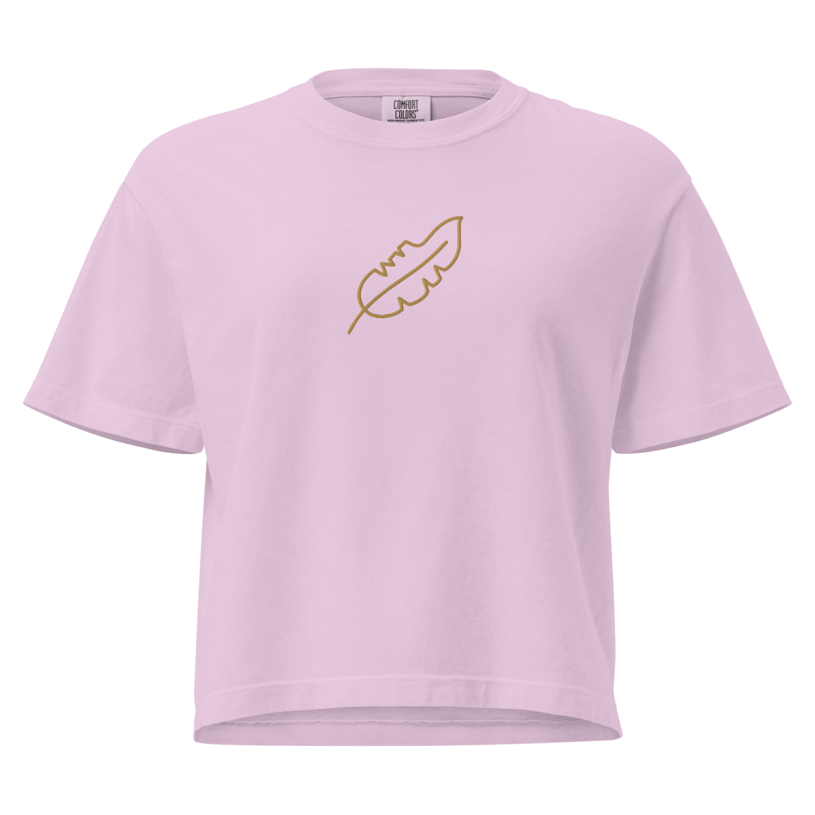 Her Feather Heavy Boxy Tee - BlooomiT