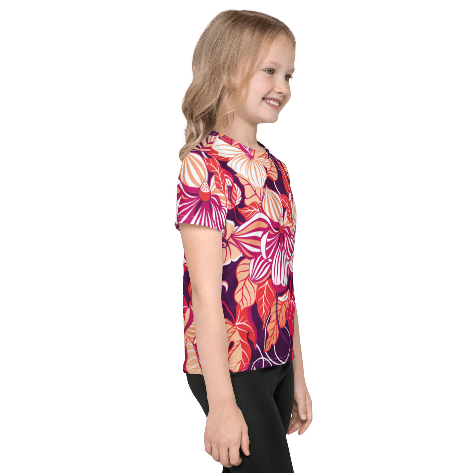 Kids Printed Crew T-shirt - BlooomiT