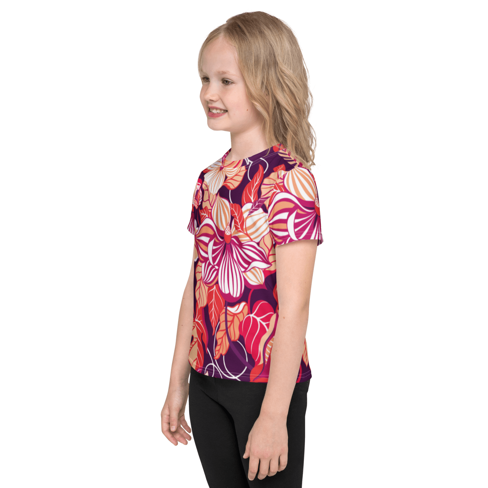 Kids Printed Crew T-shirt - BlooomiT