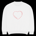 Knitted Heart Sweater - BlooomiT