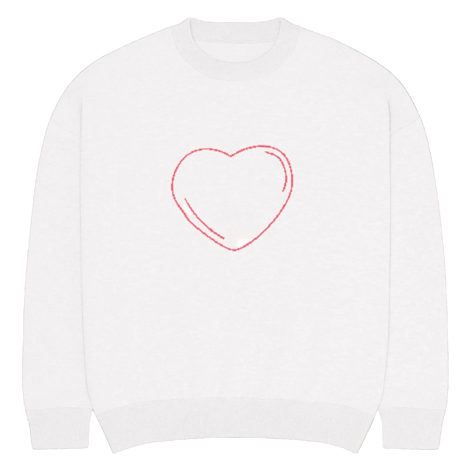 Knitted Heart Sweater - BlooomiT