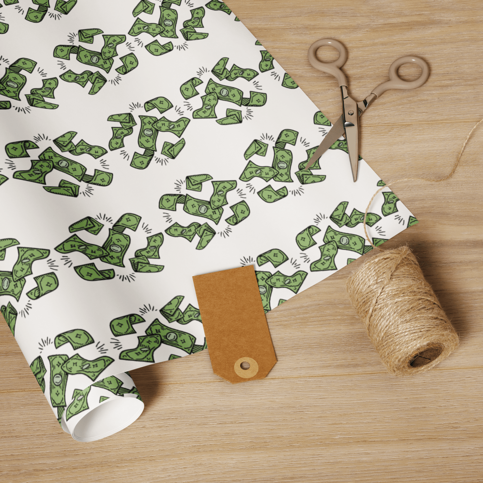 Money Gift Wrap Paper - BlooomiT